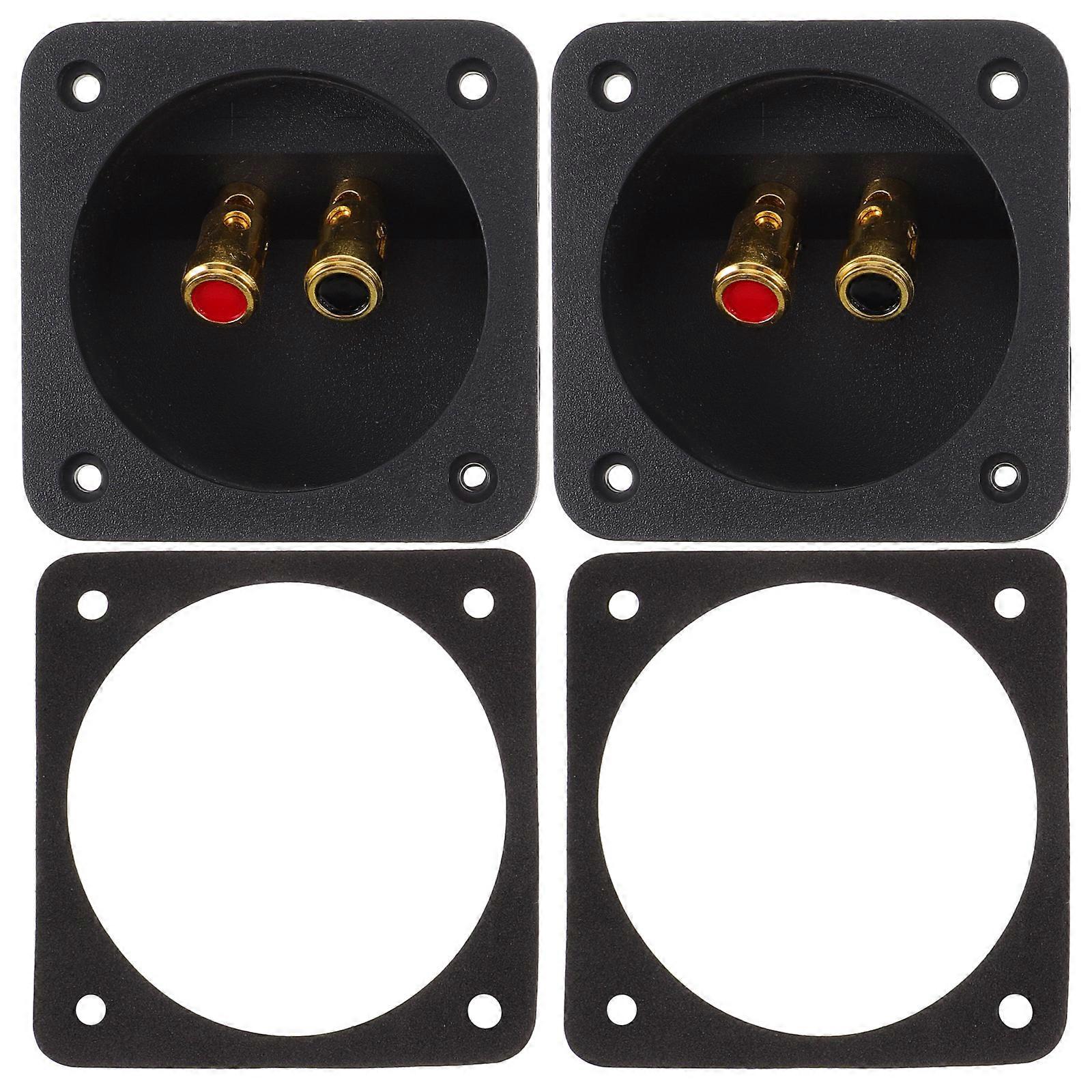 Speaker Terminal Disconnect Box Connector for Subwoofer 4Pcs Set
