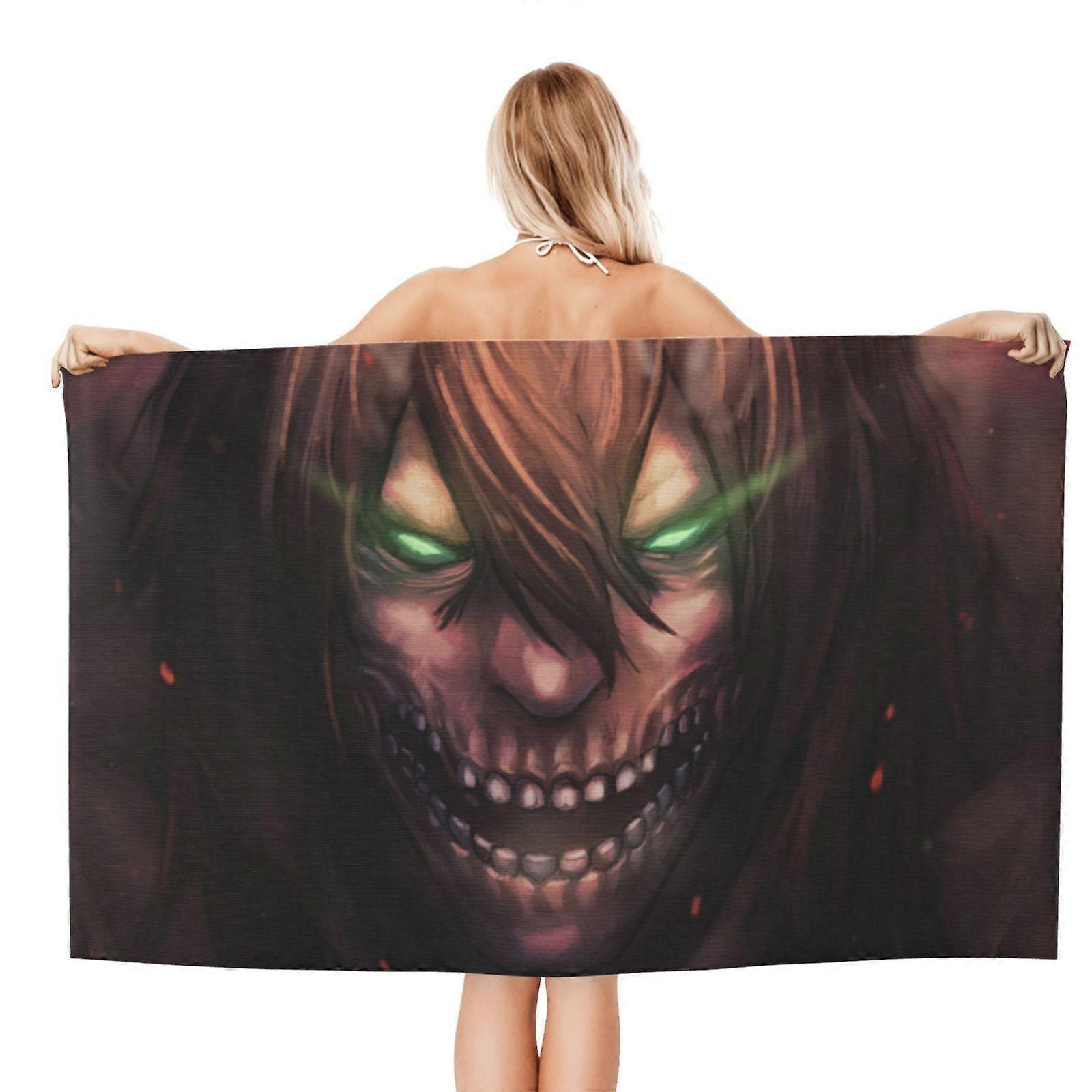 v406 Attack On Titan Toalla de playa fvG406