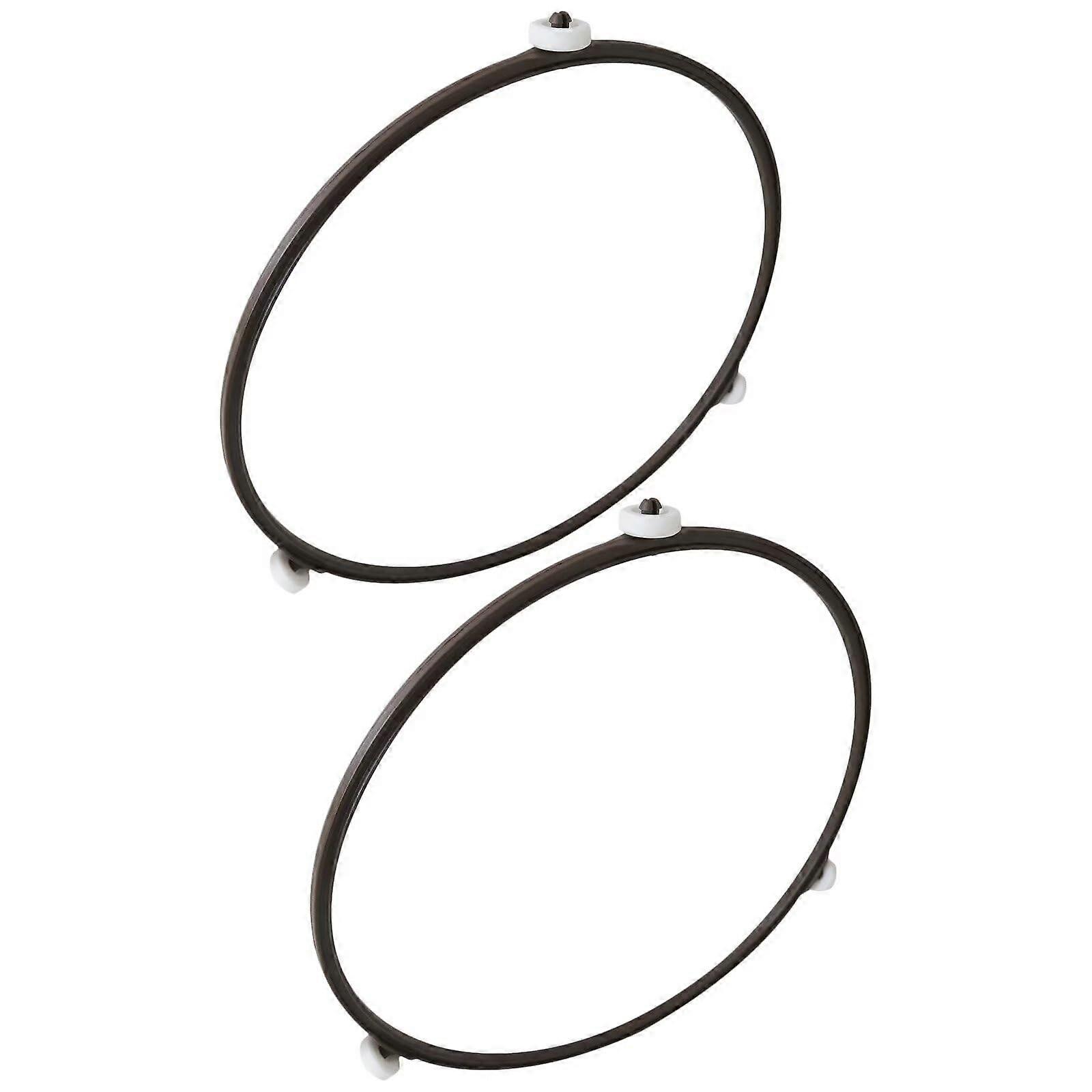 2 Pack Turntable Support Ring for LG Microwave 9.5 Inch Replacement 5889W2A012F for Even Cooking