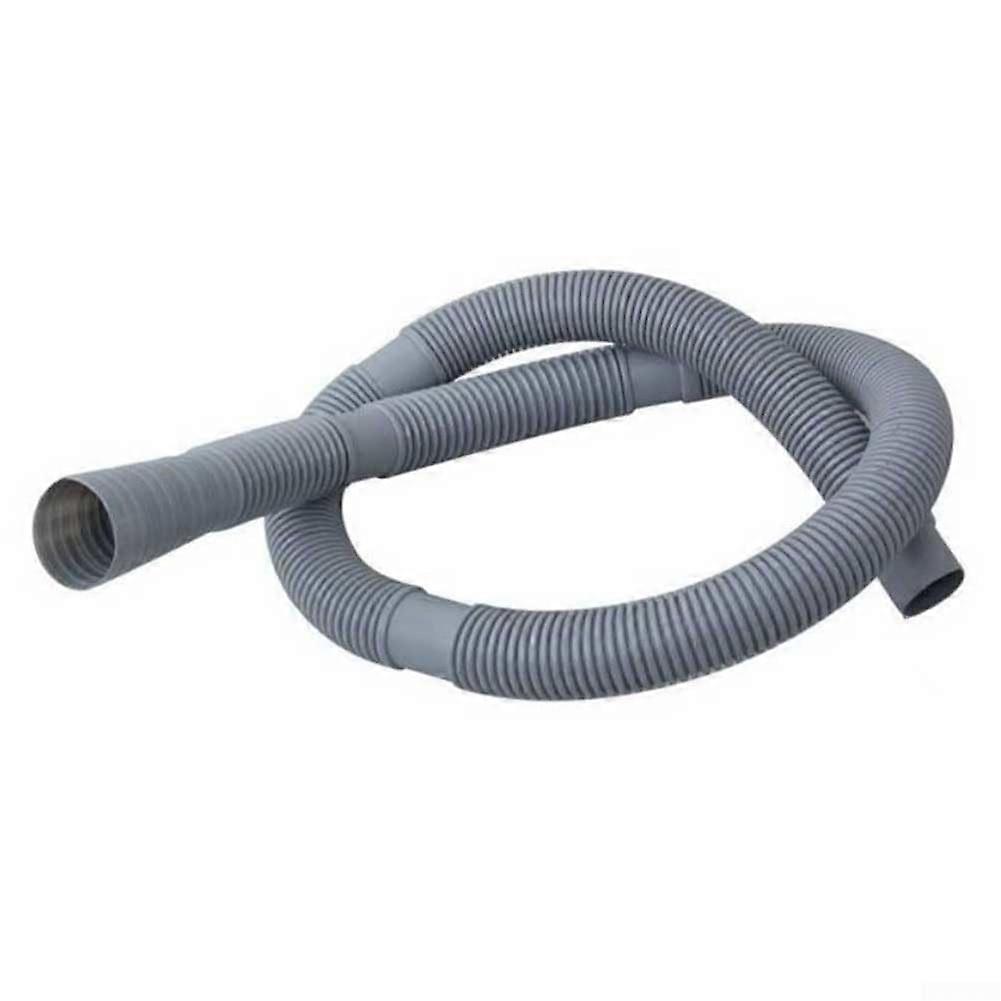 Drain Hose Extension for Washing Machines Balcony Compatible Fully Automatic  Loading Gray 1.95m Easy Connection