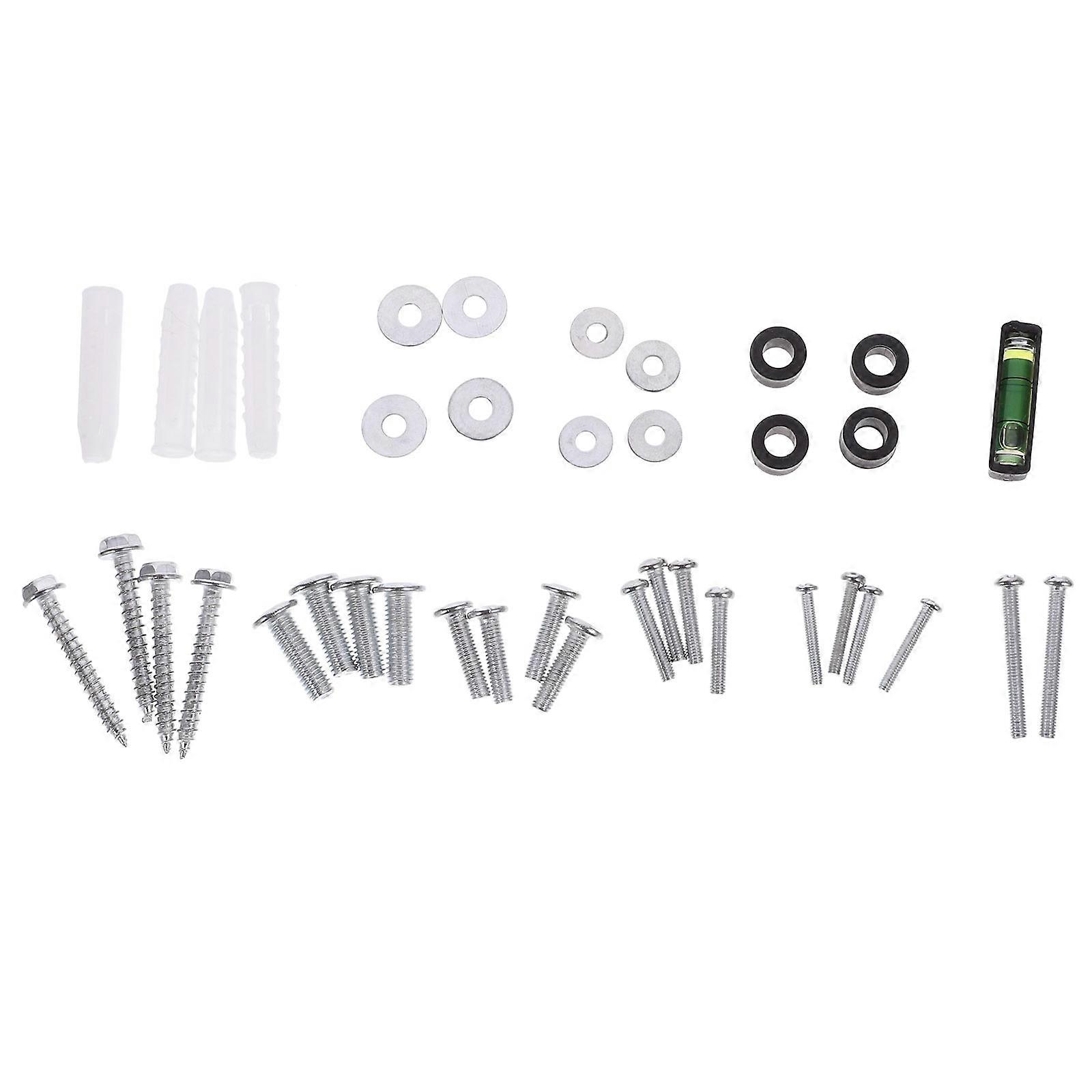 TV Mounting Screws Iron Screws TV Mount for Bracket Installation 5Sets