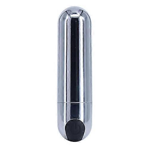 Mini Bullet Vibrator Waterproof  Massager 10 Speed Silent Soft Silicone Silver