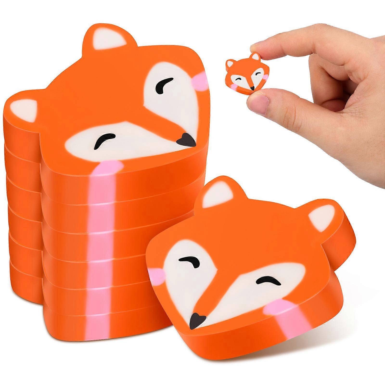Multi Function Eraser Fox Eraser for Students 50Pcs Durable Portable Tpr