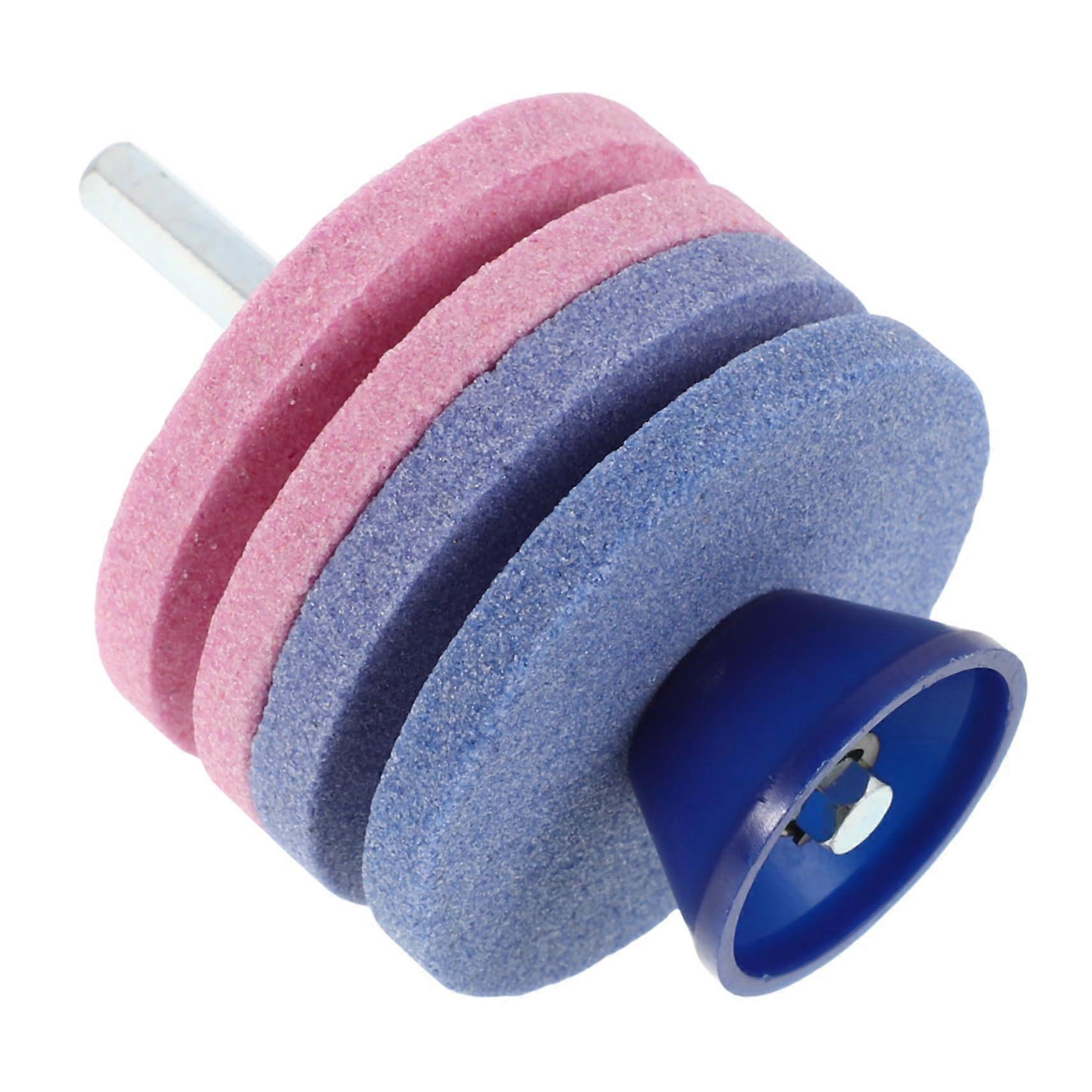 Lawn Mower Blade Sharpener with MultiFunction Grinding Stone for Garden Tools