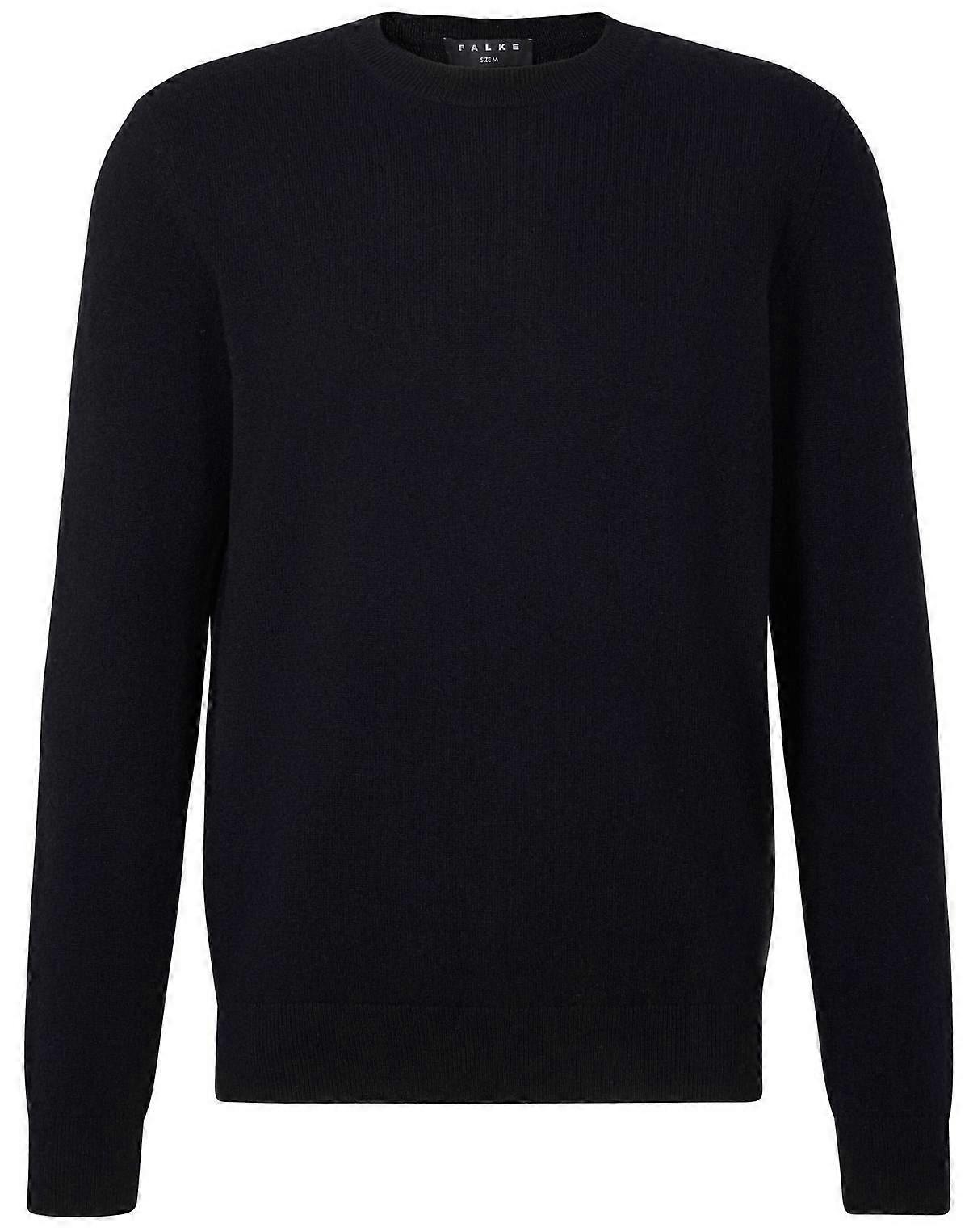 Falke Pure Cashmere Crew Neck Sweater - Black