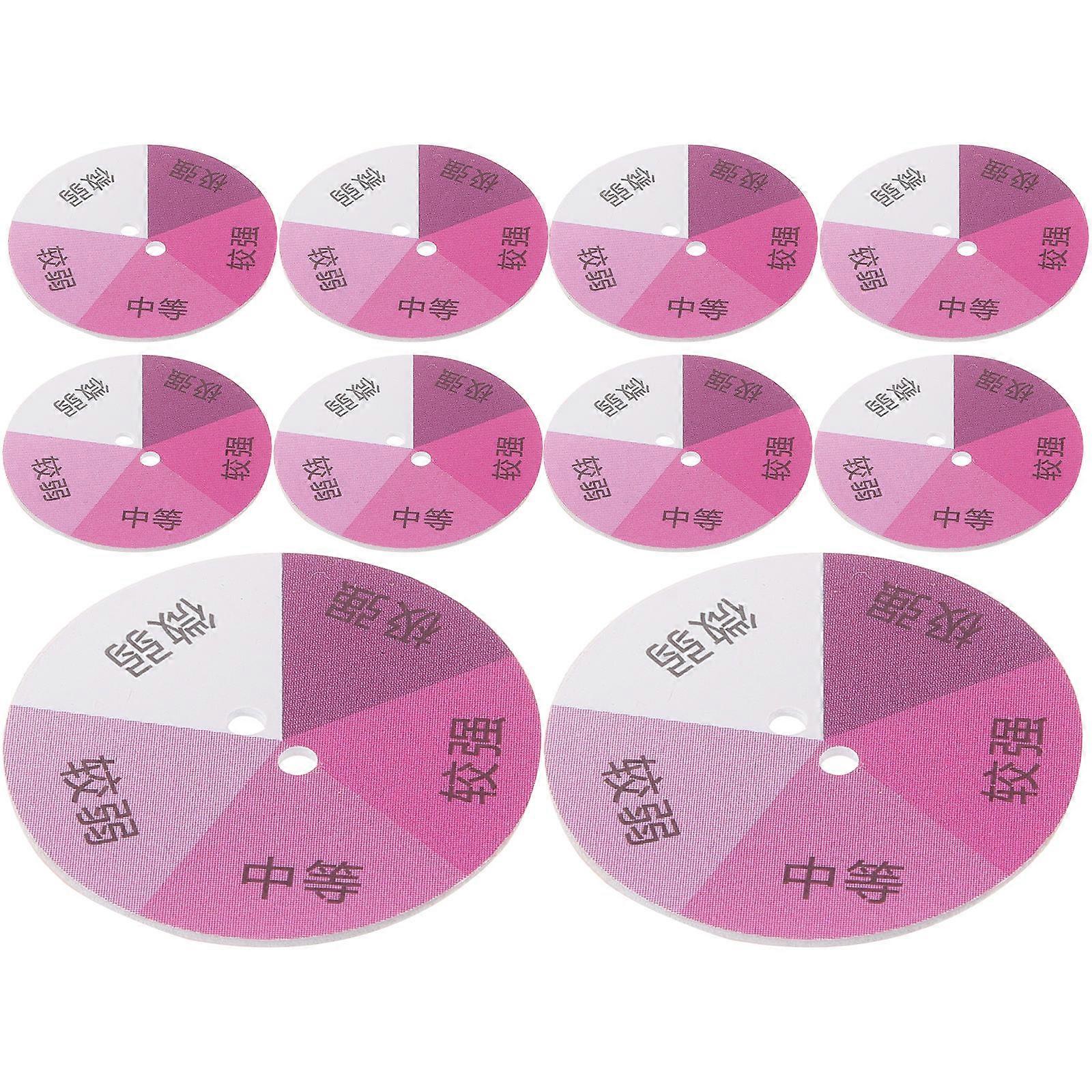 Ultraviolet Intensity Tester UV Testing Cards Compact Square For Outdoor Activities 20Pcs