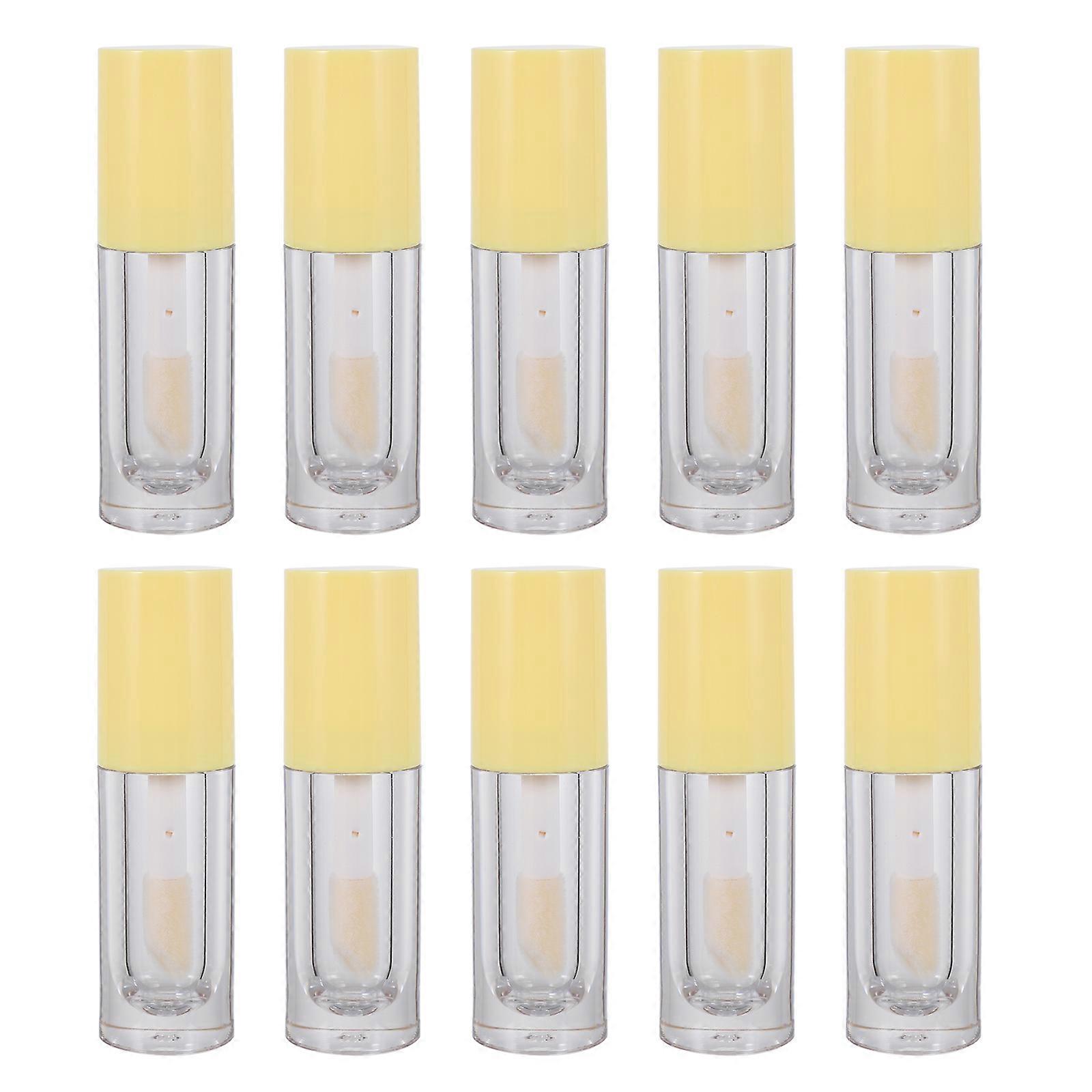 Lip Gloss Tubes Durable Transparent Bottles for Storage Use 10Pcs