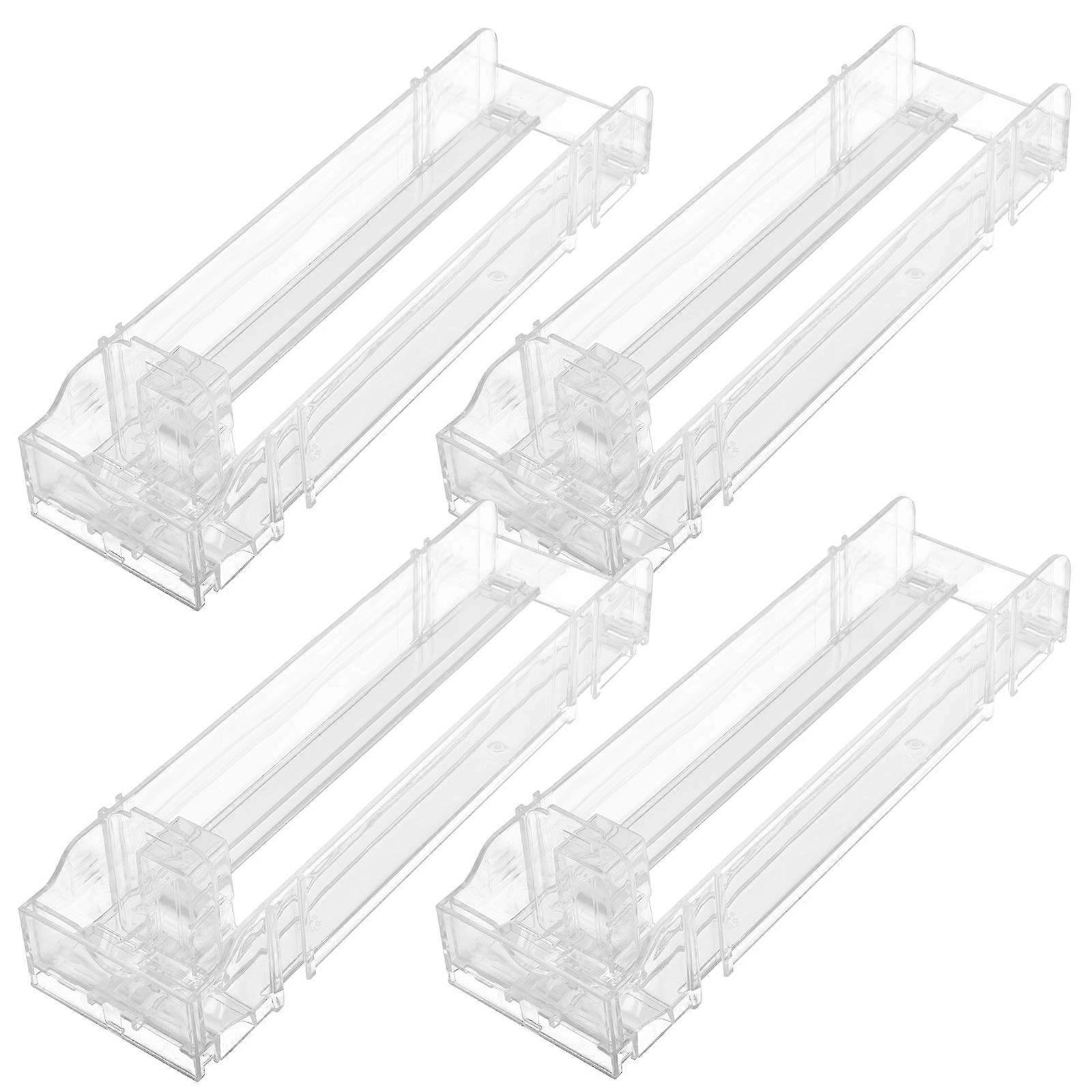 Automatic Showcase Clear Rack for Display 4Pcs Transparent