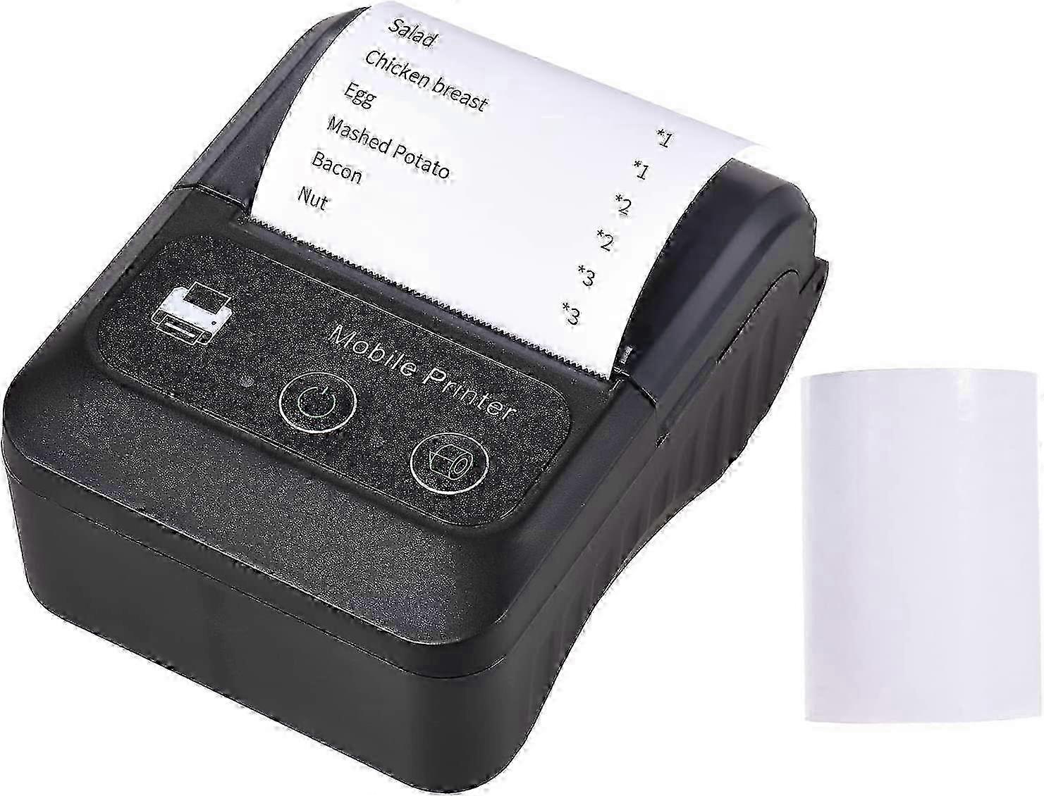 2025 Portable Wireless BT 58mm 2 Inch Thermal Receipt Printer Mini USB Bill POS Mobile Printer Support ESC/POS Print Command Compatible with Android/i
