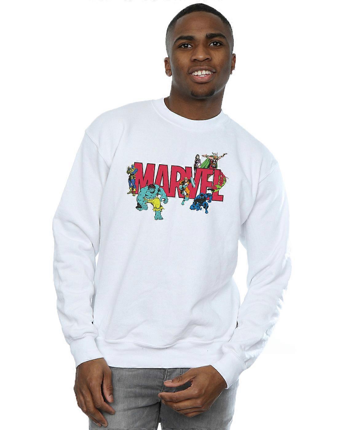 Marvel Men's Comics Characters Sweatshirt