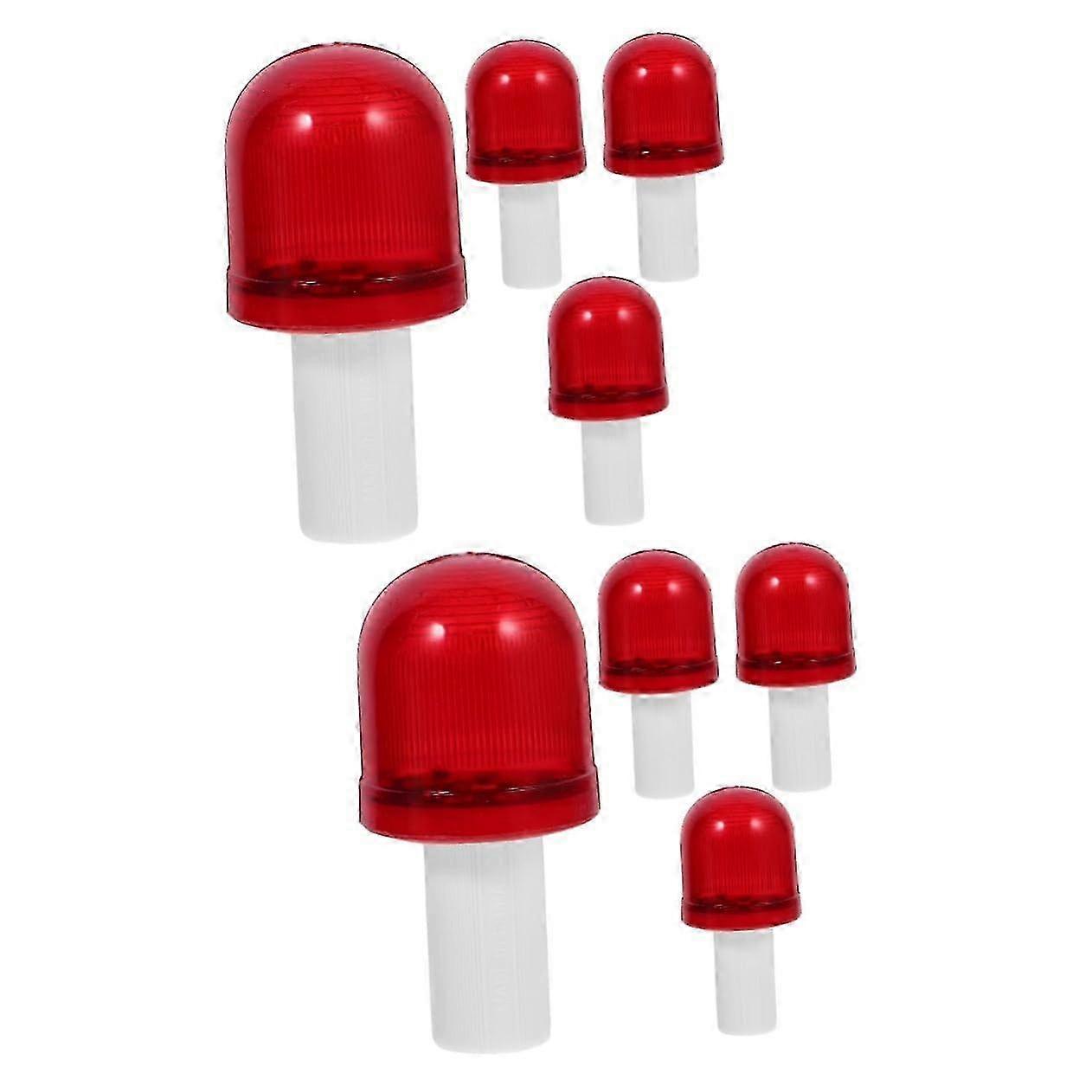 Traffic Cone Warning Light, Impact Resistant and Durable, 8-Pack, Construction Area Safety Warning Light
