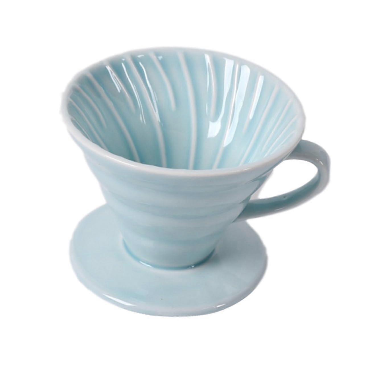 Ceramic Coffee Dripper with Leakproof Pouring Design, Durable RustProof Body for Hand Brew