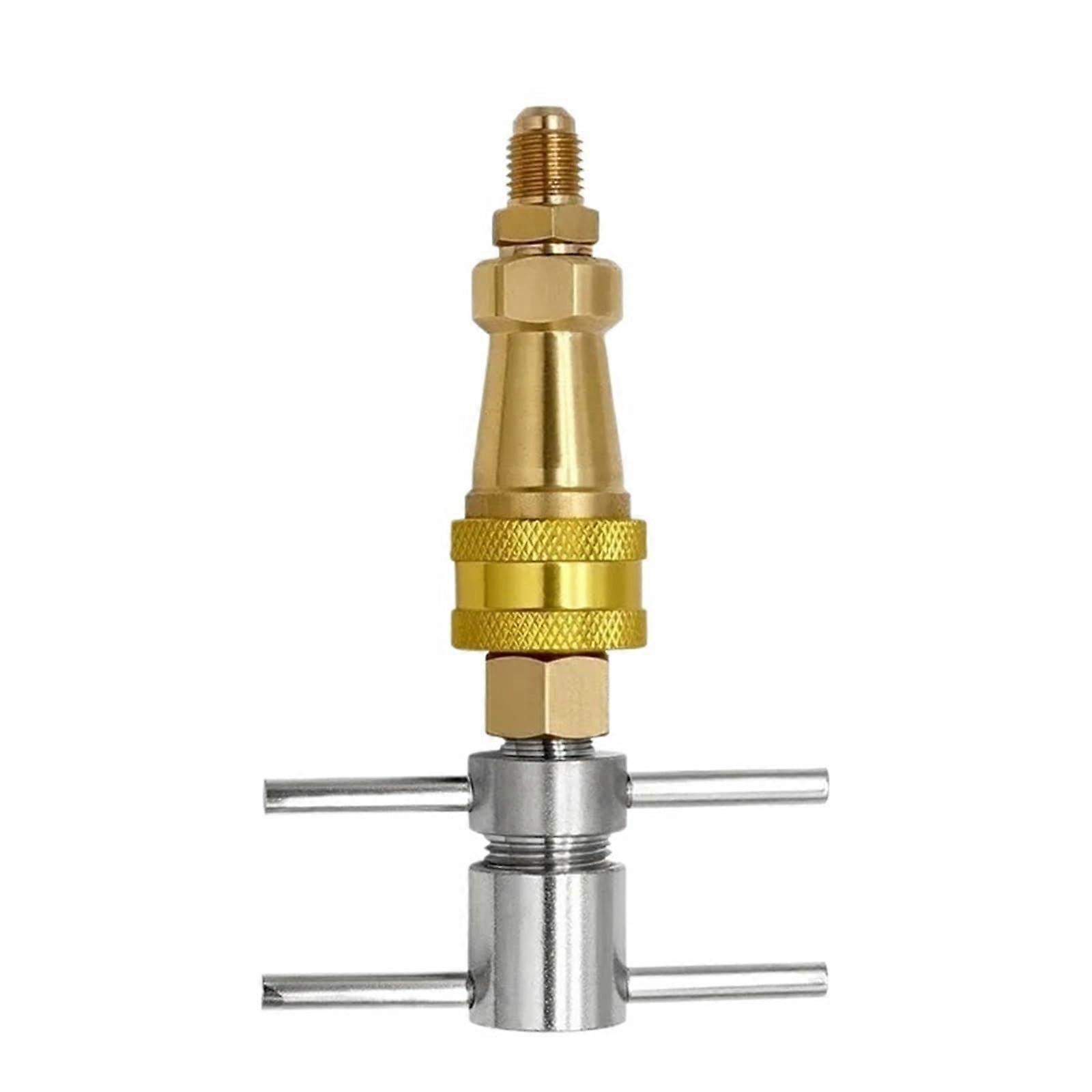 1/4 Inch Refrigerator Quick Coupling Brass Washer Connector LeakProof  Pressure AC