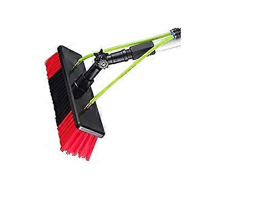 Solar Panel Cleaning Brush with Extendable Water Fed Pole, Soft Bristles, Lightweight Aluminum