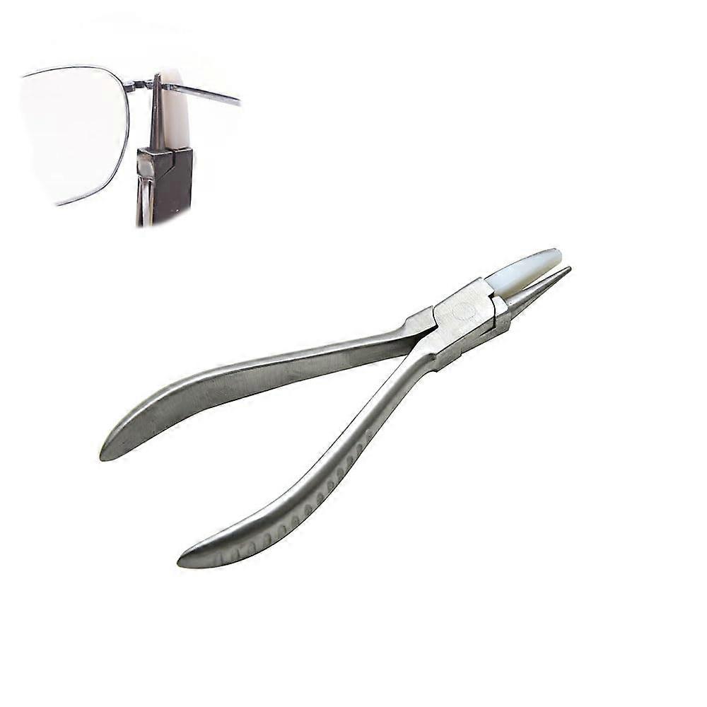 Eyeglass  Pliers with Scratch Nylon Jaws for Precise Optical Frame Adjustment