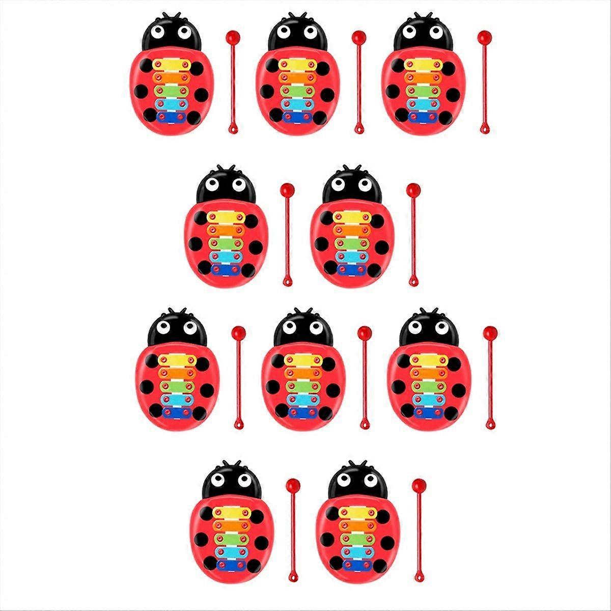 Puzzle Insect Ladybug Hand Percussion Instrument