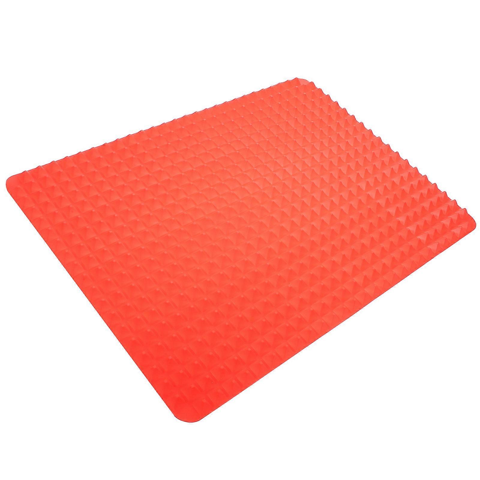 Red Silicone Pastry Mold for Baking 468 Hole Pet Cookie Maker
