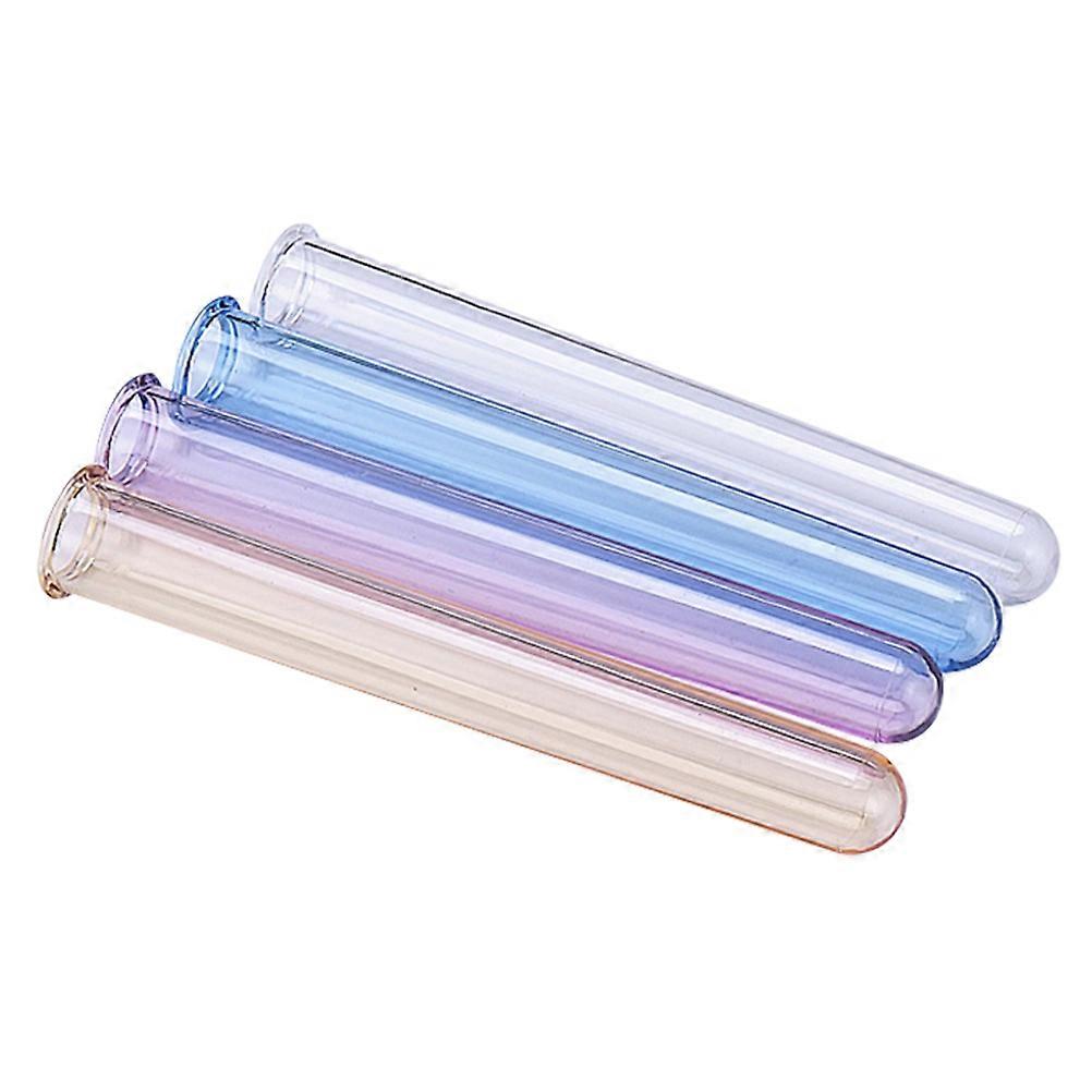 Clear Plastic Tubes Eco Friendly For Chemical Storage Weddings 4Set