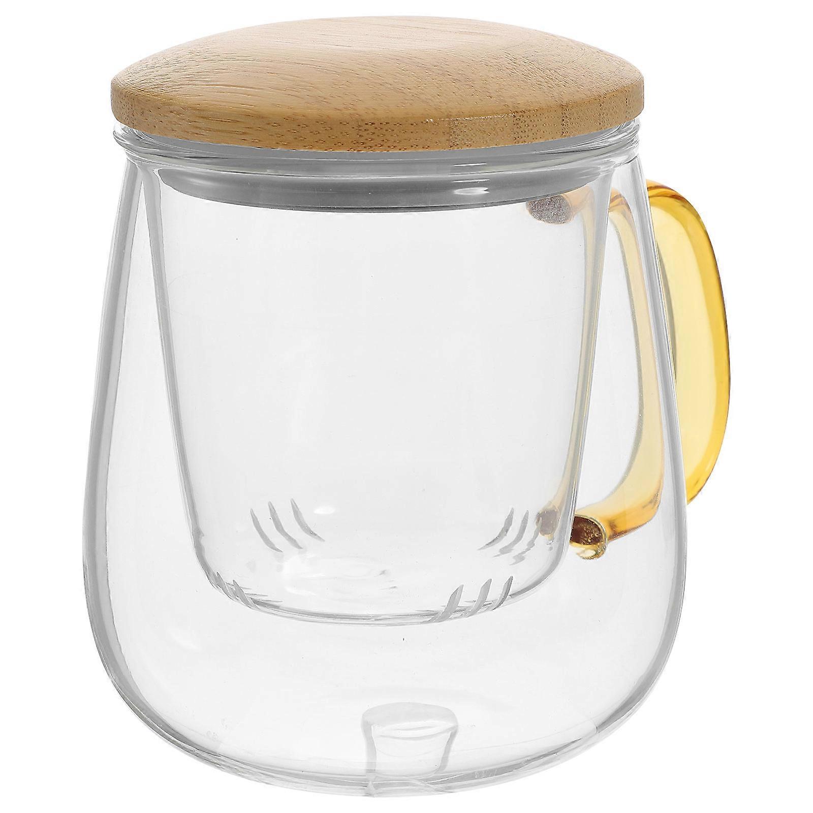 Lid Glass for Loose Leaf Tea Brewing