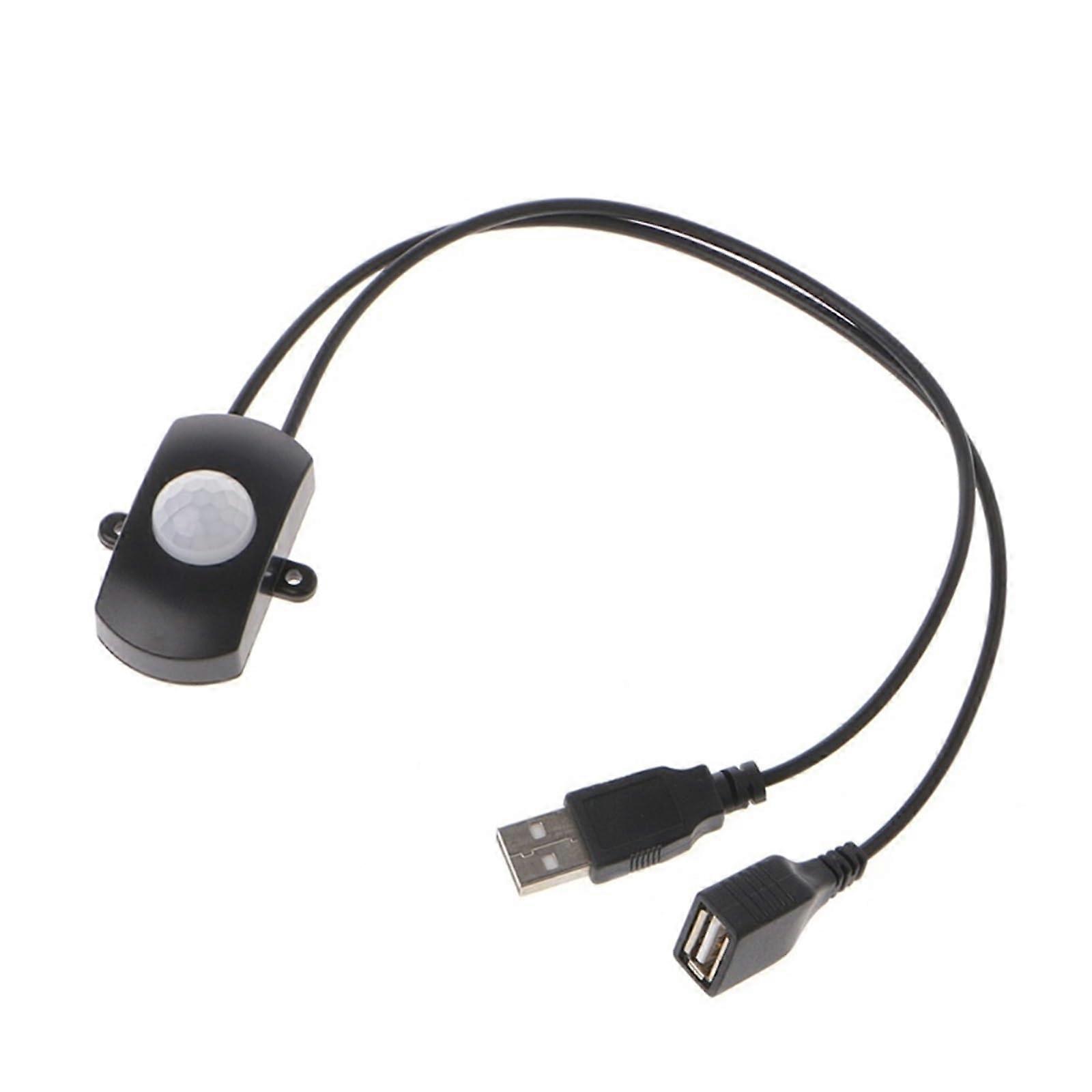 PIR Motion Sensor Switch for LED Light Bars 12V24V Smart Ambient Light Control Black