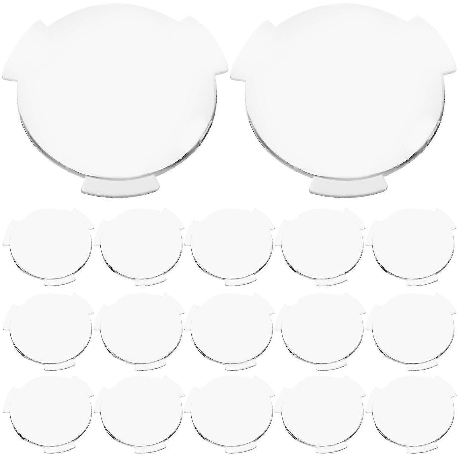 20Pcs Clear VR Glasses Light blocking 3D Headset DIY Lens Accessories