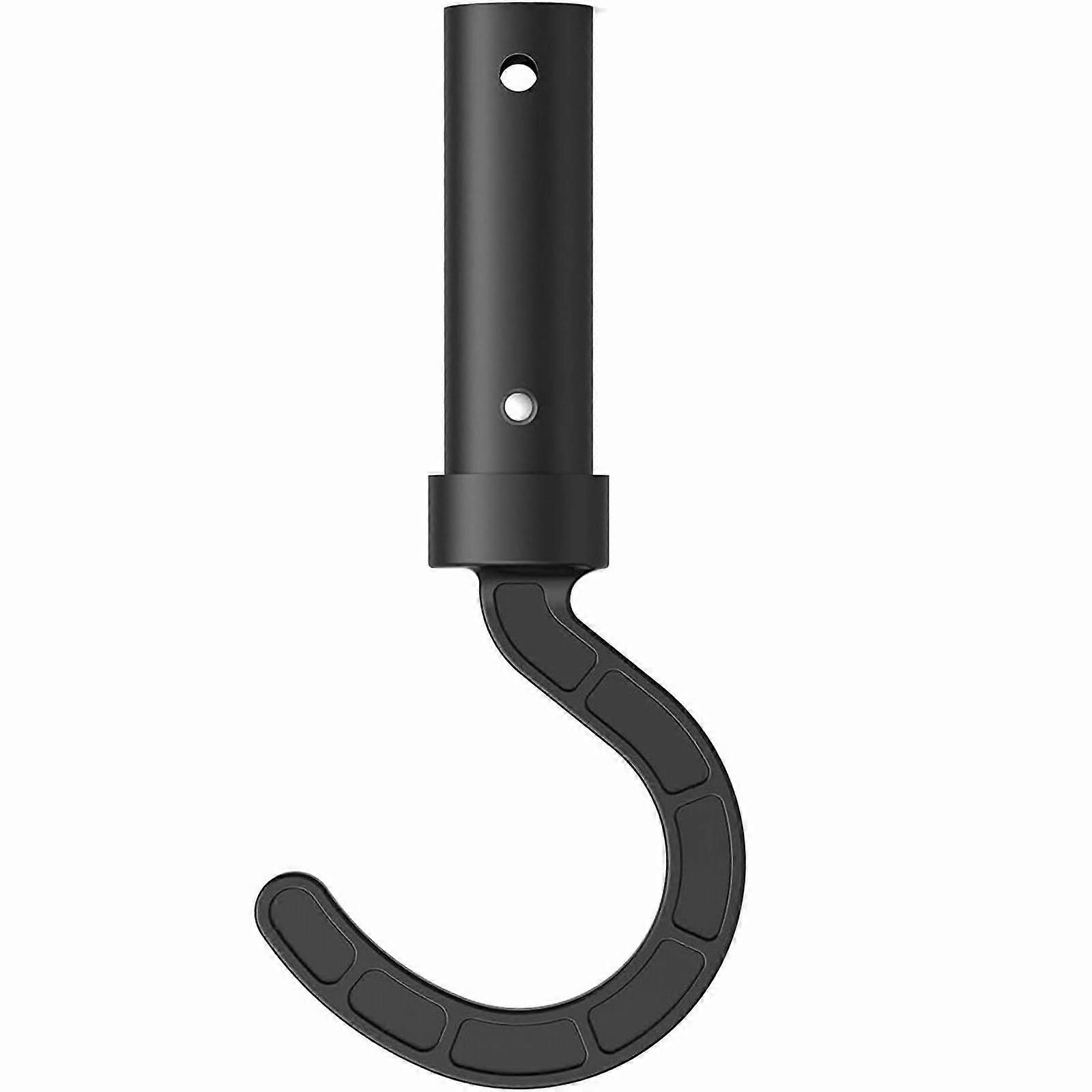 Robotic Pool Cleaner Hook for Easy Robot Retrieval, Telescopic Pole Compatible, Black