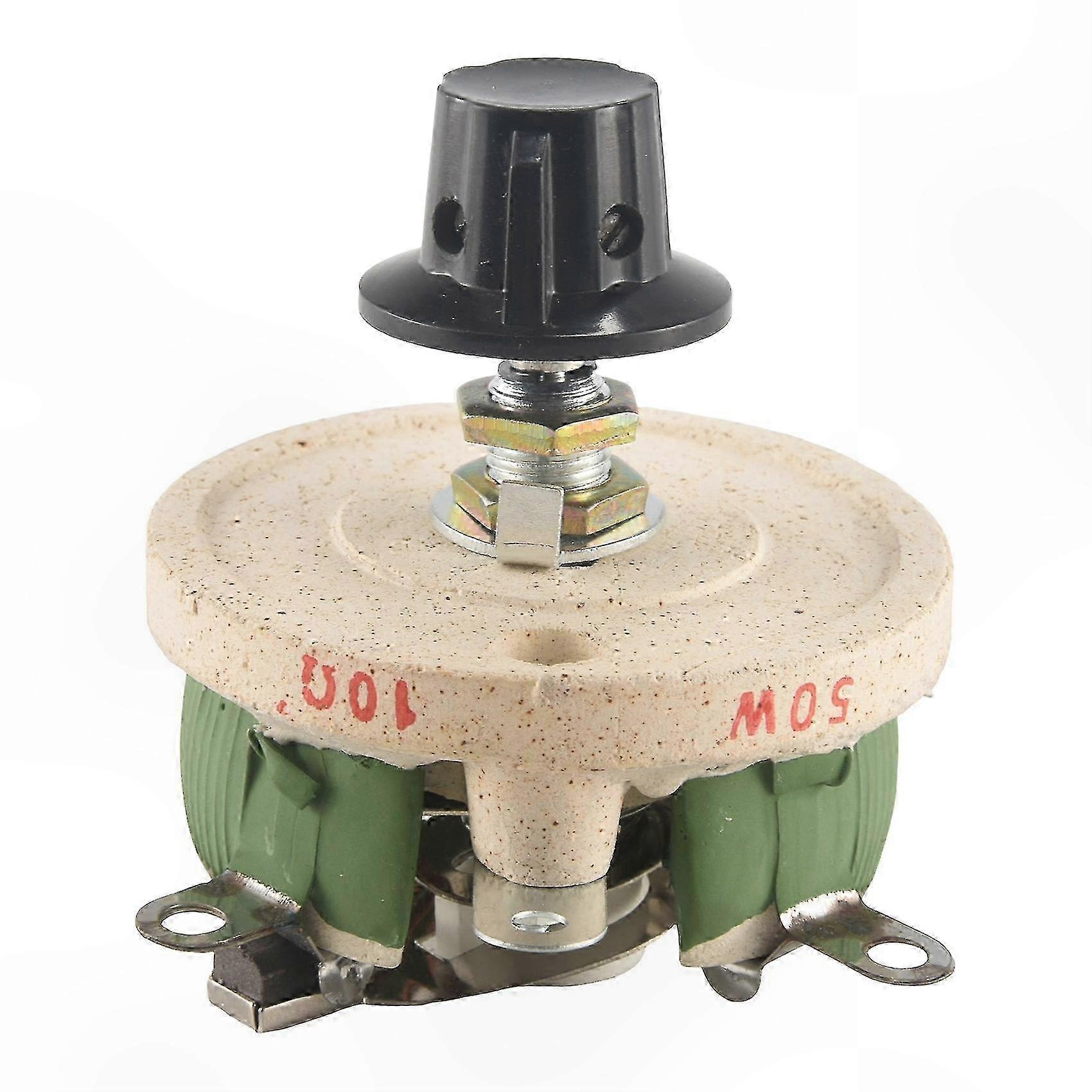 10 Ohm 50W Ceramic Variable Potentiometer Resistor for Circuit Control