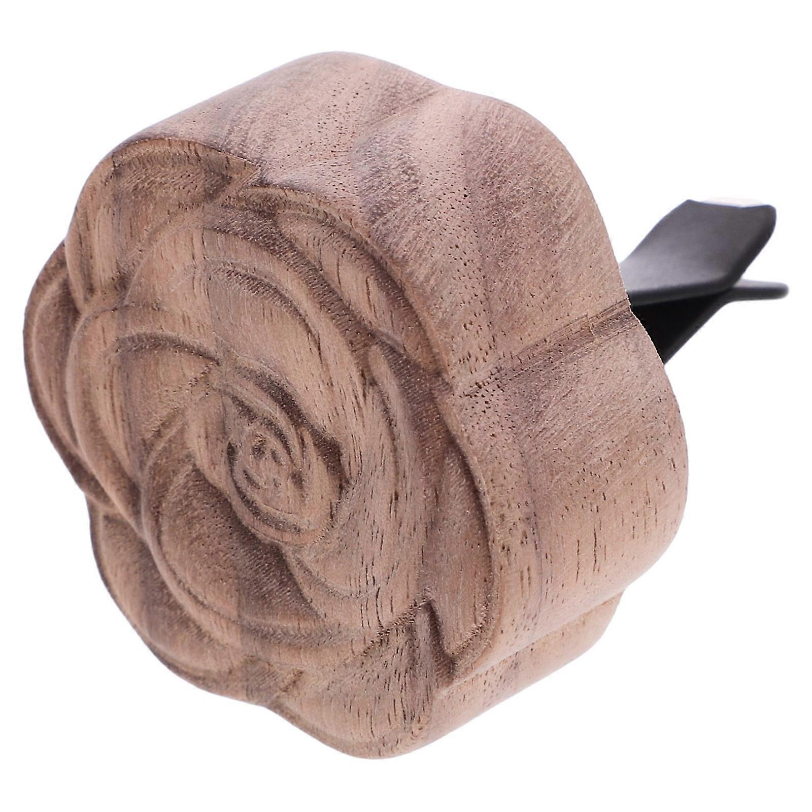 Ätherisches Öl Diffuser Holzblock mit Clip Aroma Diffusor Kleiner Aromatherapie-Diffusor