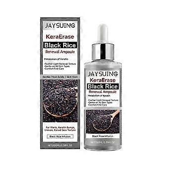 Essence de riz noir Jaysuing, hydrate en douceur la peau du visage, adoucit et illumine le teint.