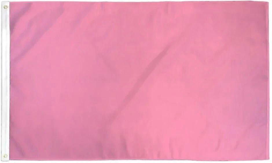 Pink Solid Color Flag Outdoor Nylon Durable Plain Flag Style-185