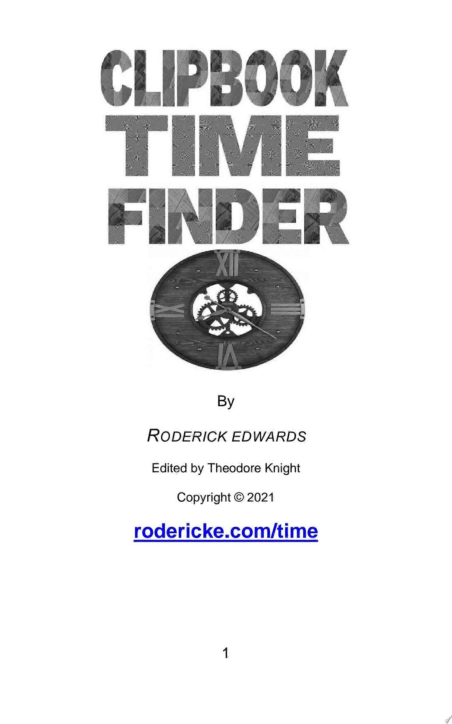 Clipbook time finder