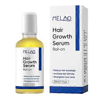 Roll-On Hair Strengthening Scalp Essence, Reduces Split Ends & Breakage, Boosts Hair Density For Thinning Fragile Hair,30ml