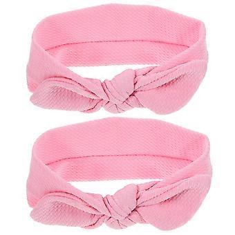 Pet Hair Bow Props Dog Headdress for Decoration 4Pcs Pink Decorative Headband