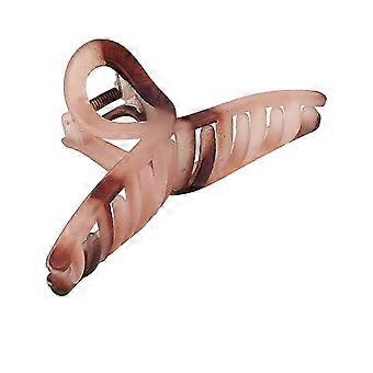 Matte Hair Claw Clip, Decorative Durable Resin Hair Clips, Secure Hold Hair Styling Barrette for Face Washing, Daily Wear - 1 Pack