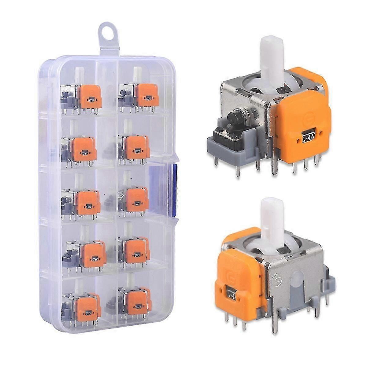 10Pcs 3D Hall Effect Joystick Adjustable No Drifting for PS5
