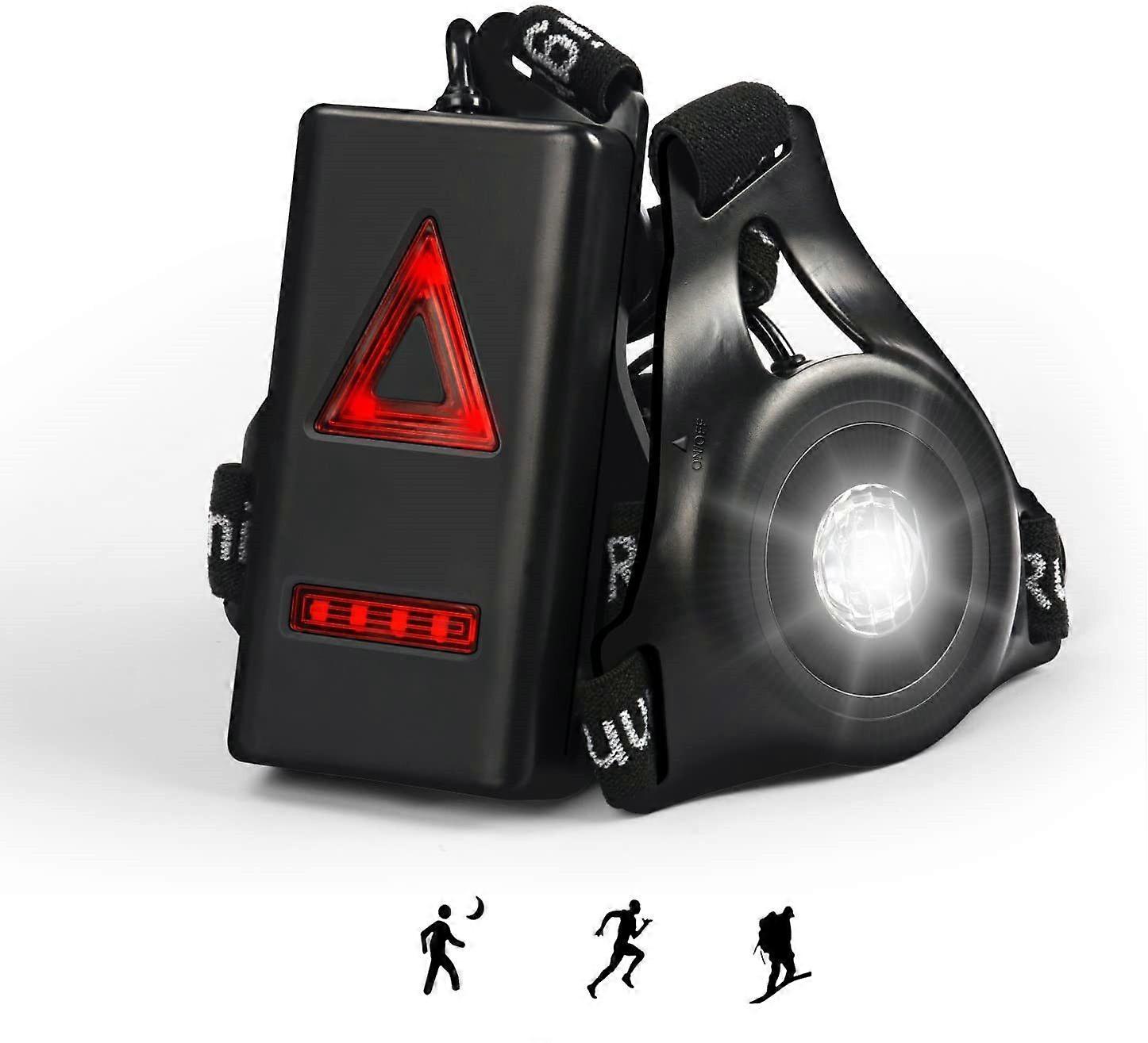 Running light,rechargeable USB LED, waterproof,adjustable beam angle