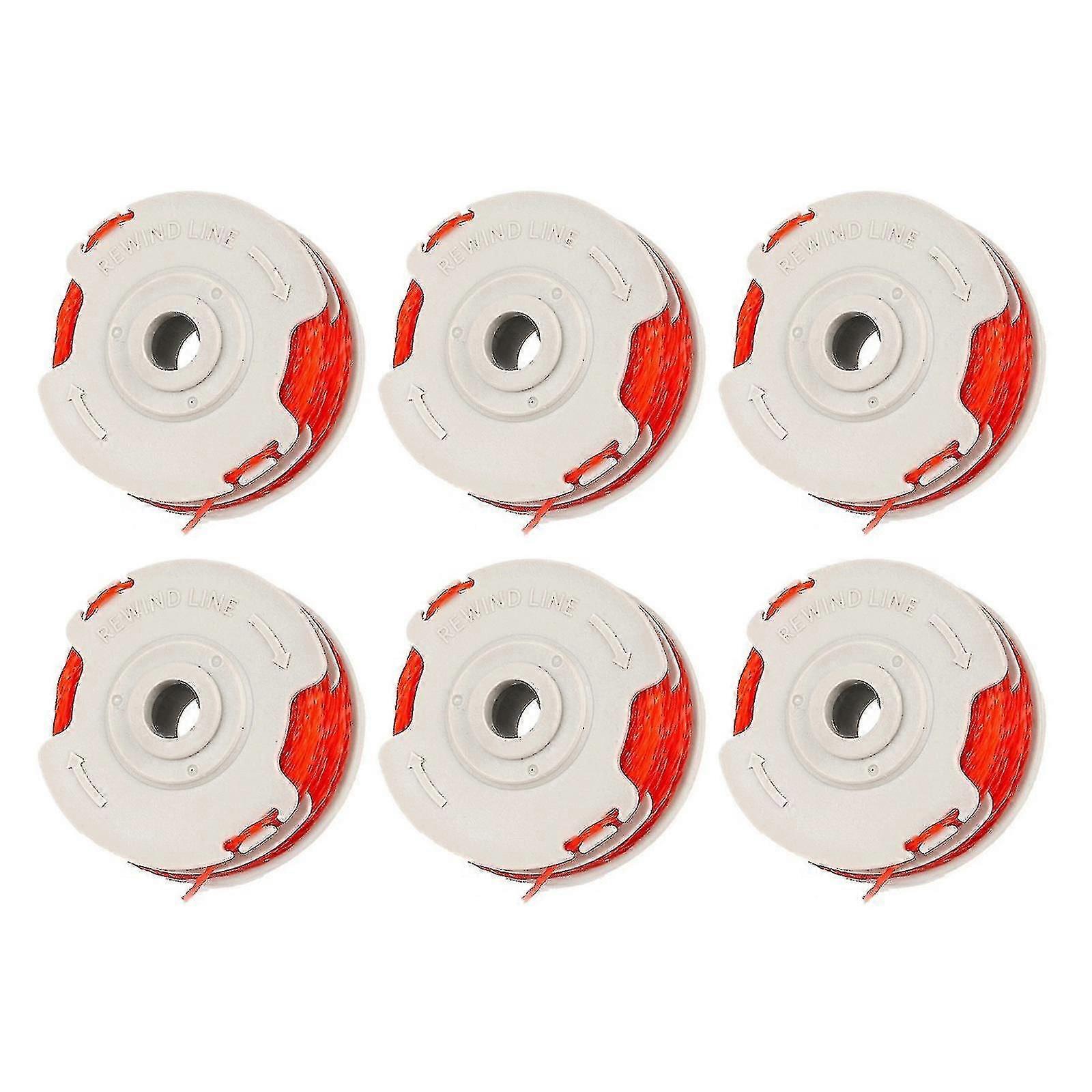 6 Pack Fly021 String Trimmer înlocuire Spool & Line pentru Flymo