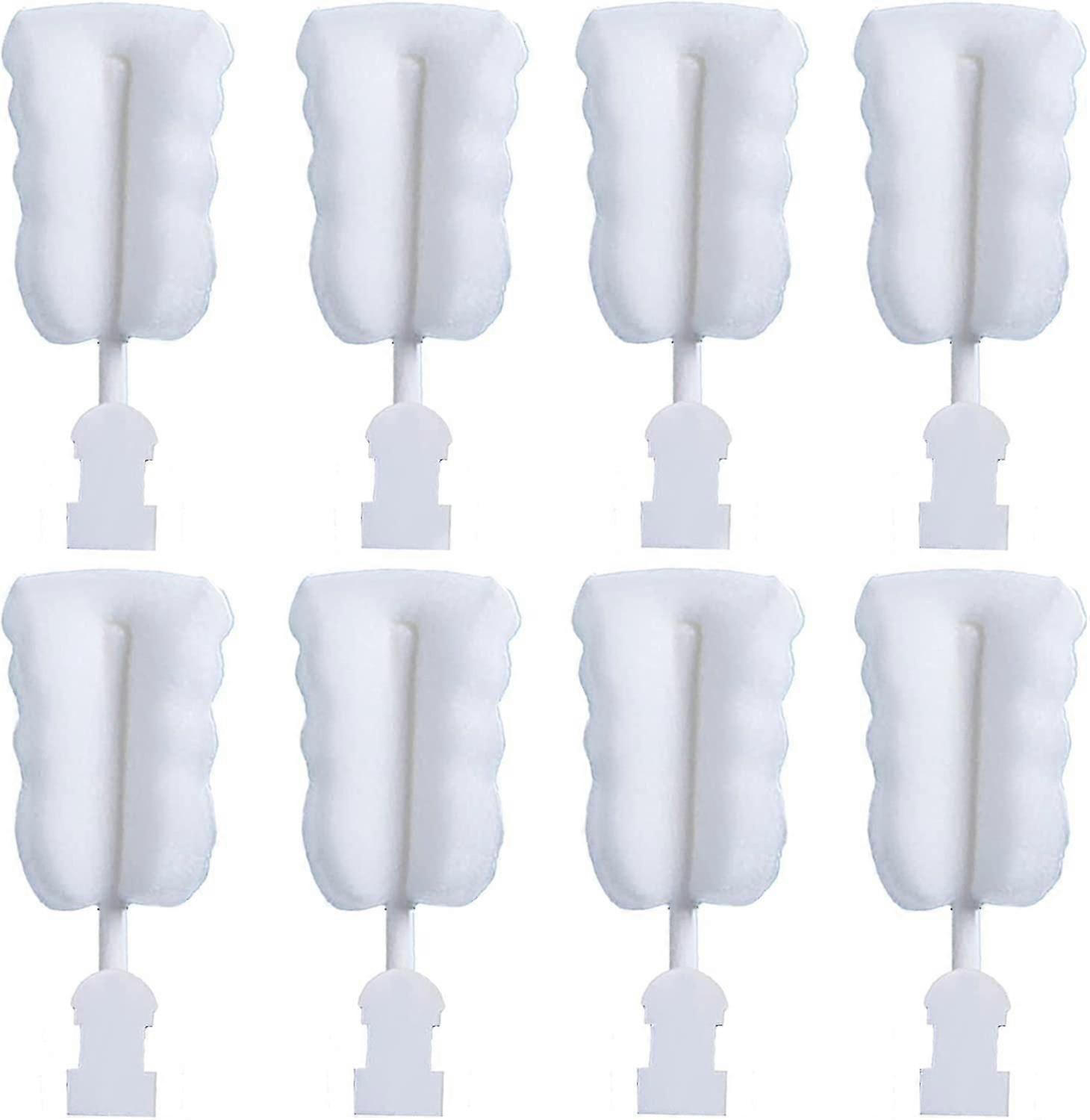 Bottle Brush Sponge Replacement Head 8 Pack Durable Soft Sponge Brush Head
