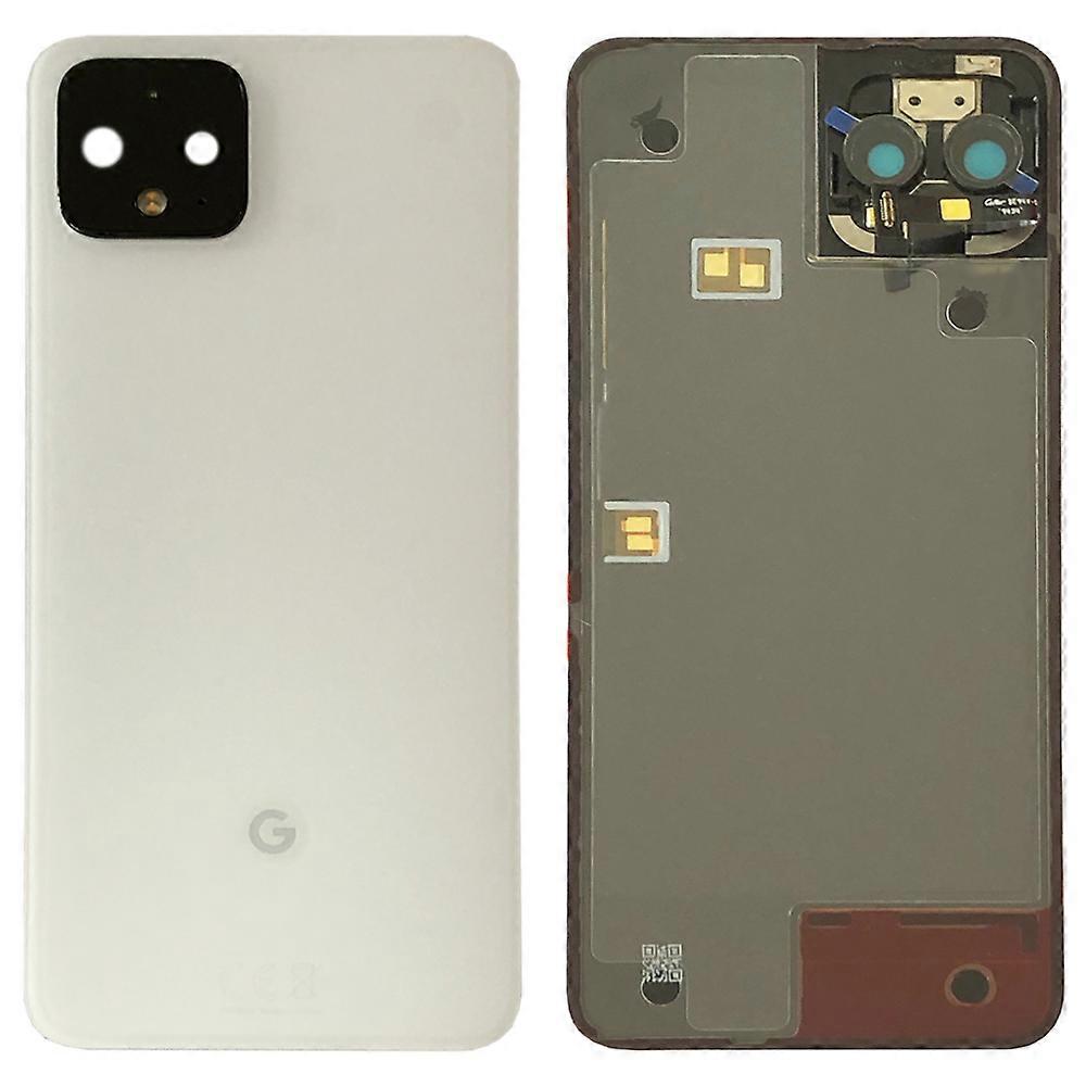 Google Battery Back Cover for Pixel 4, White (Clearly White) - New