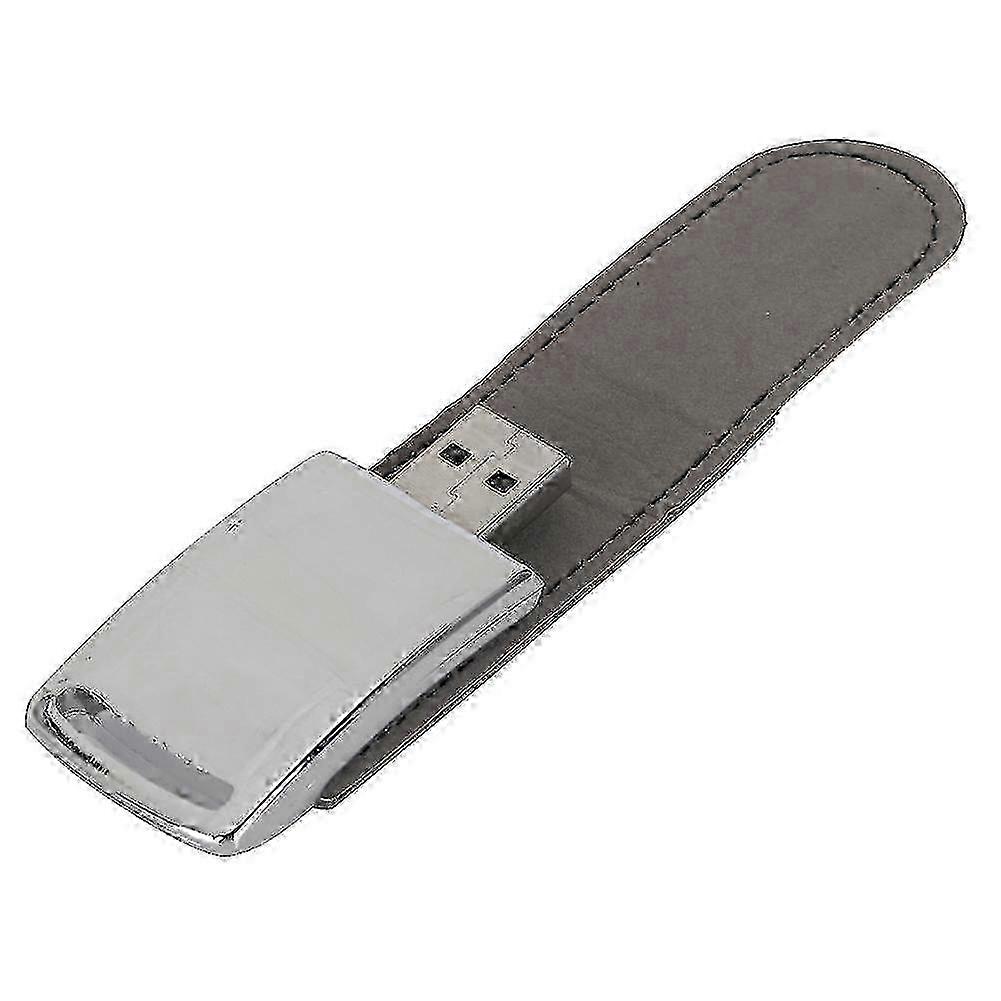 32G Mini Leather USB 2.0 Interface U Disk Flash Drive Memory Stick U Disk (Black)