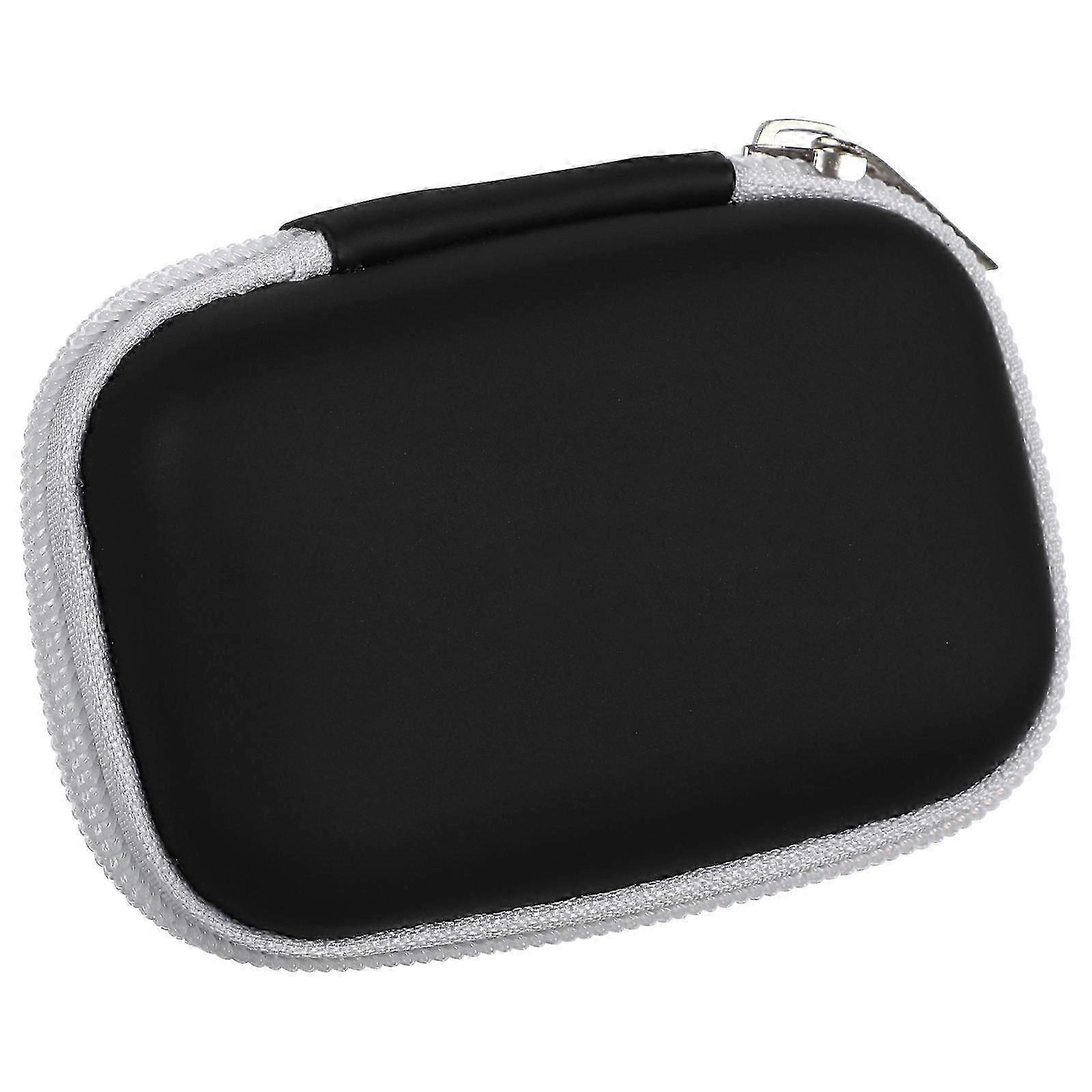 Protect Case for Storage Black Zipper Package Bag