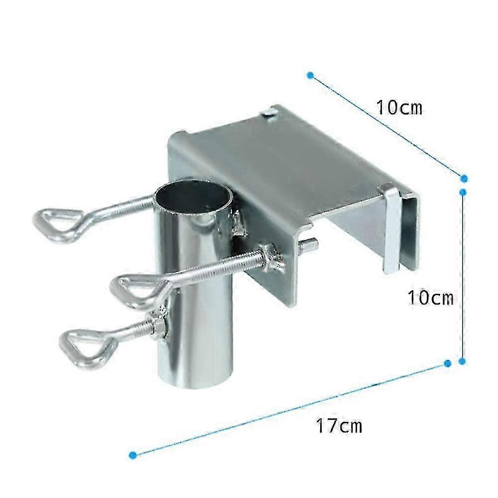 Parasol Holder compatible with Rectangular Railings,adjustable, Use compatible with Balcony