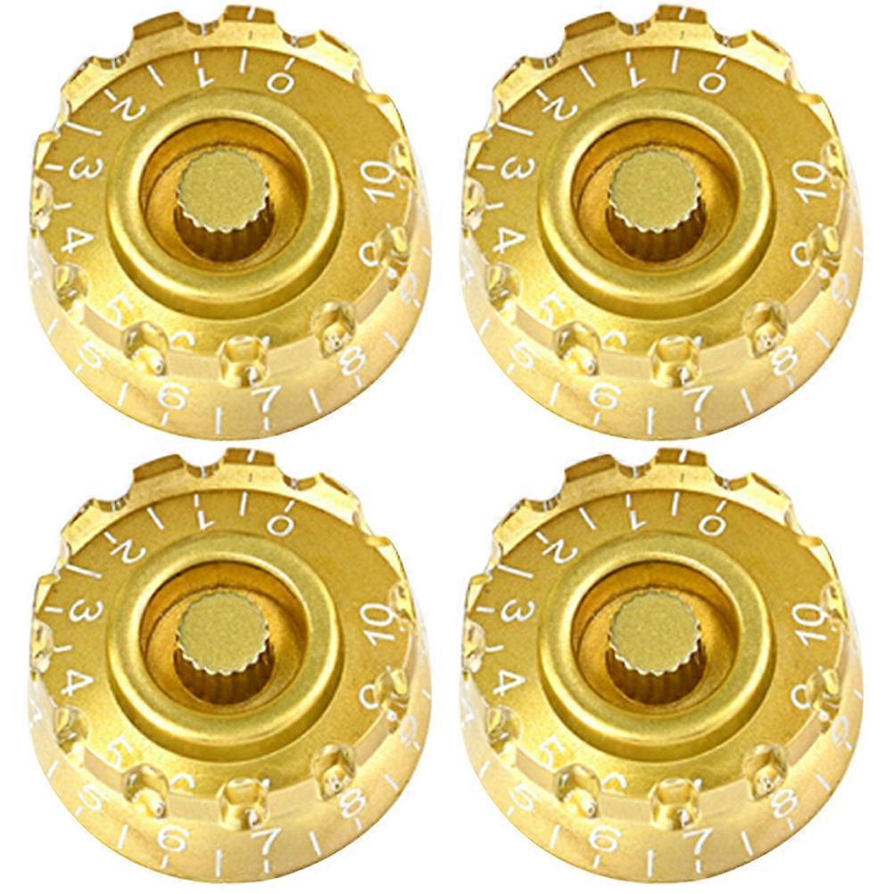 4pcs Professional Electric Guitar Bass Volume Knobs Potentiometer Knobs