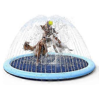 Duurzame, antislip sproeimat voor kinderen en honden, dik PVC, buitenspeelgoed voor de zomer, 100-170 cm
