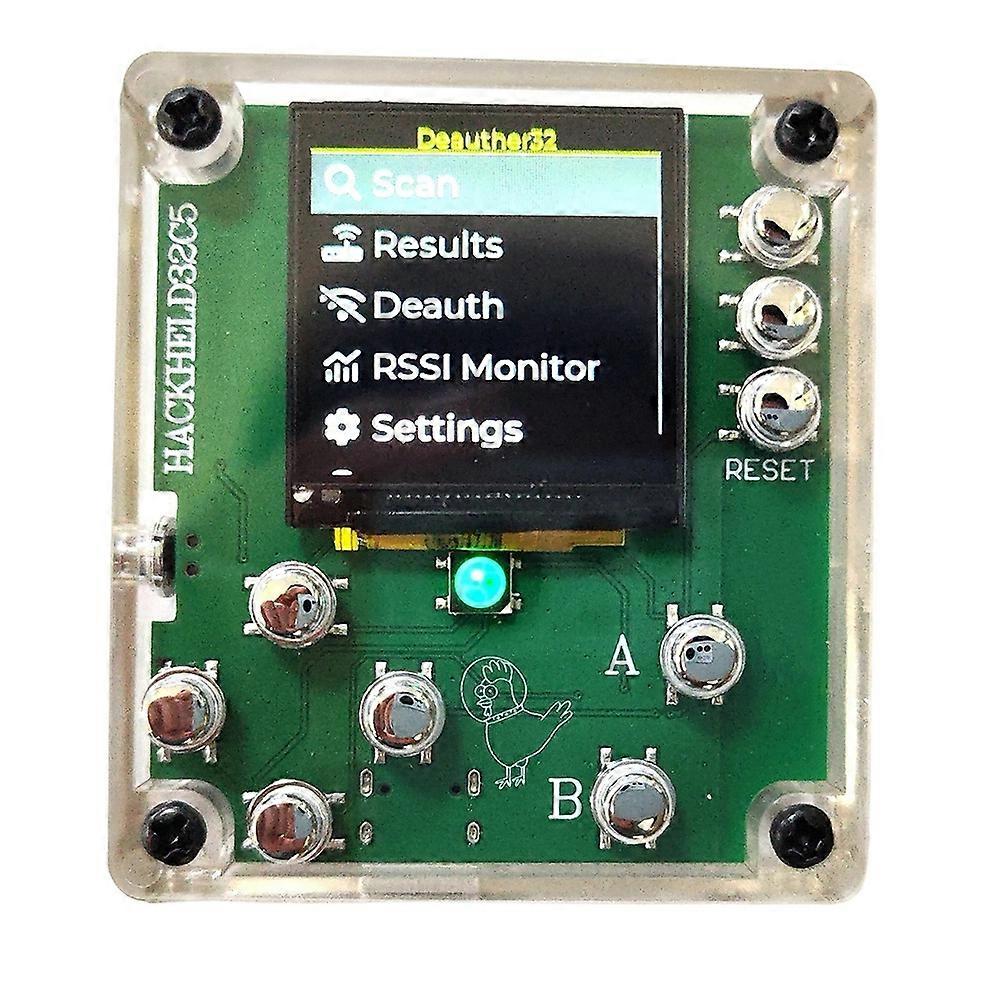 HackHeldC5 Ultimate ESP32-C5 Handheld Development Tool WiFi with Battery USB Type-C 1.54-Inch ST7789