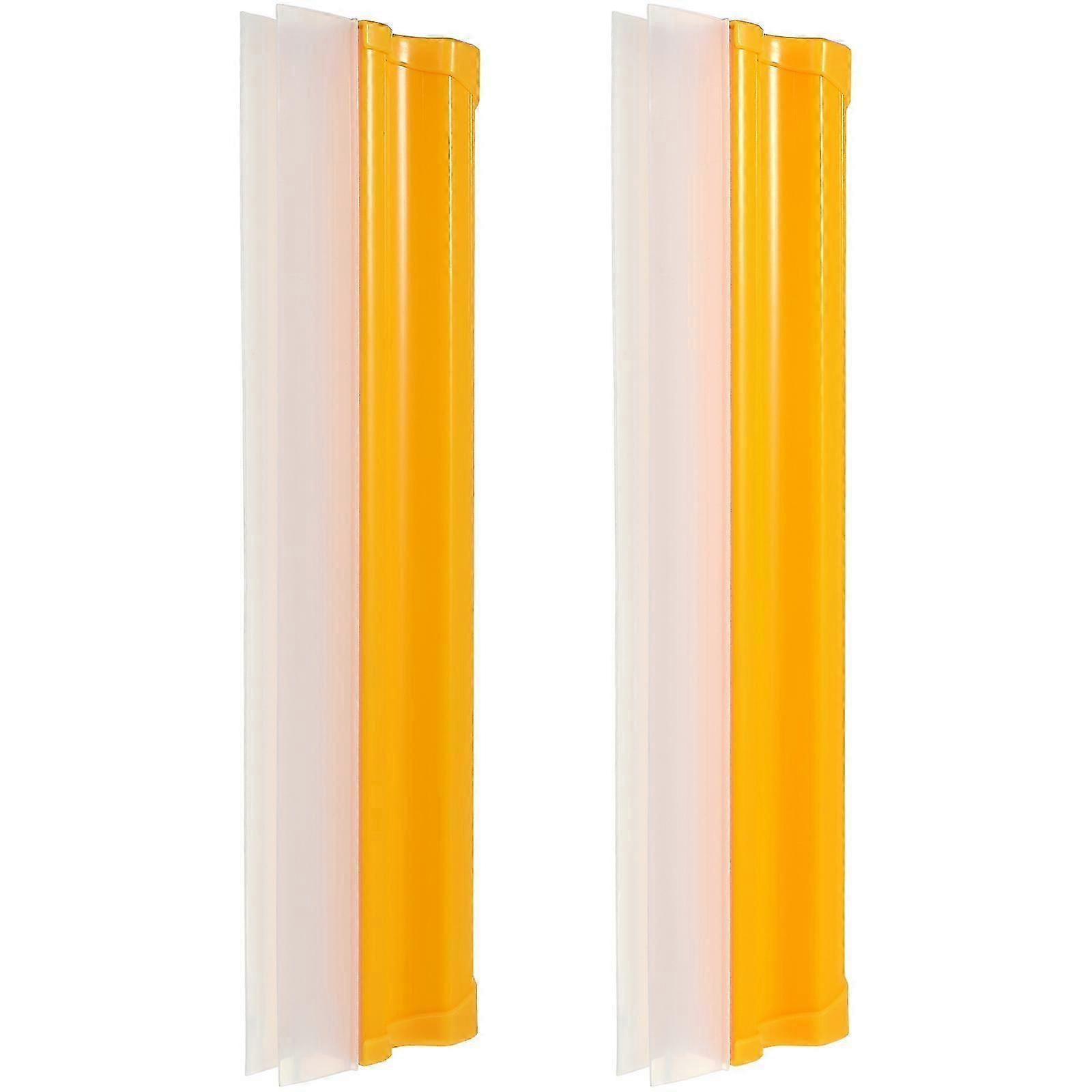 2 Pcs Windshield Squeegee Handheld Window Squeegee Silicone Squeegee for Car Cleaning