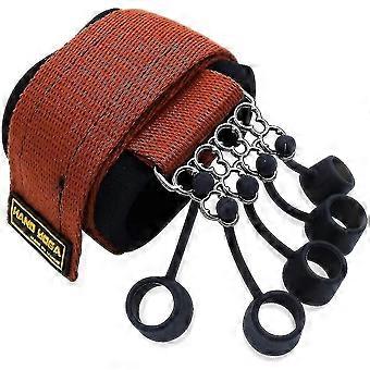 Finger Extensor Exerciser Hand Yoga Resistance Band Strength Trainer