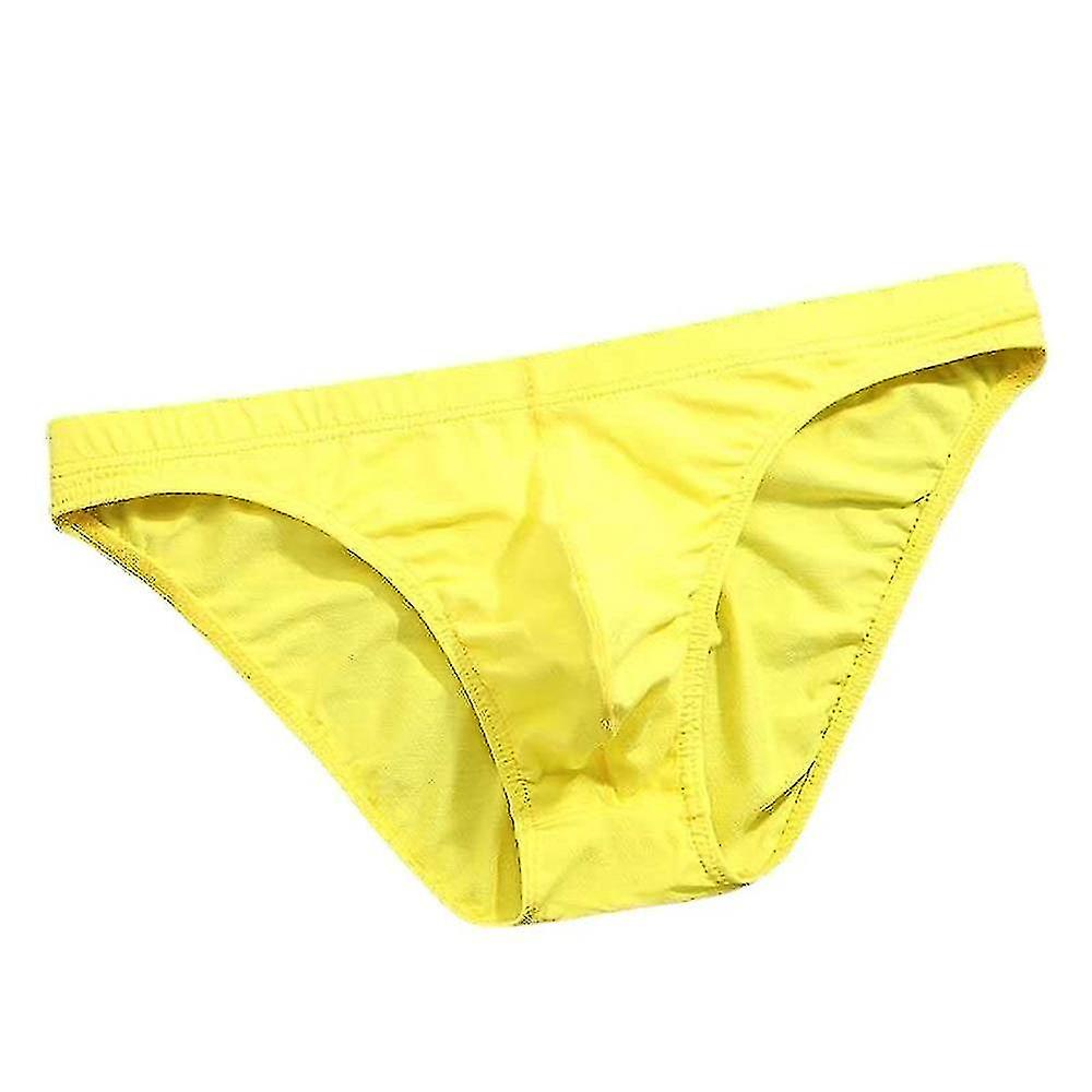 Slip Homme Slips Sous-vêtements taille basse (jaune)