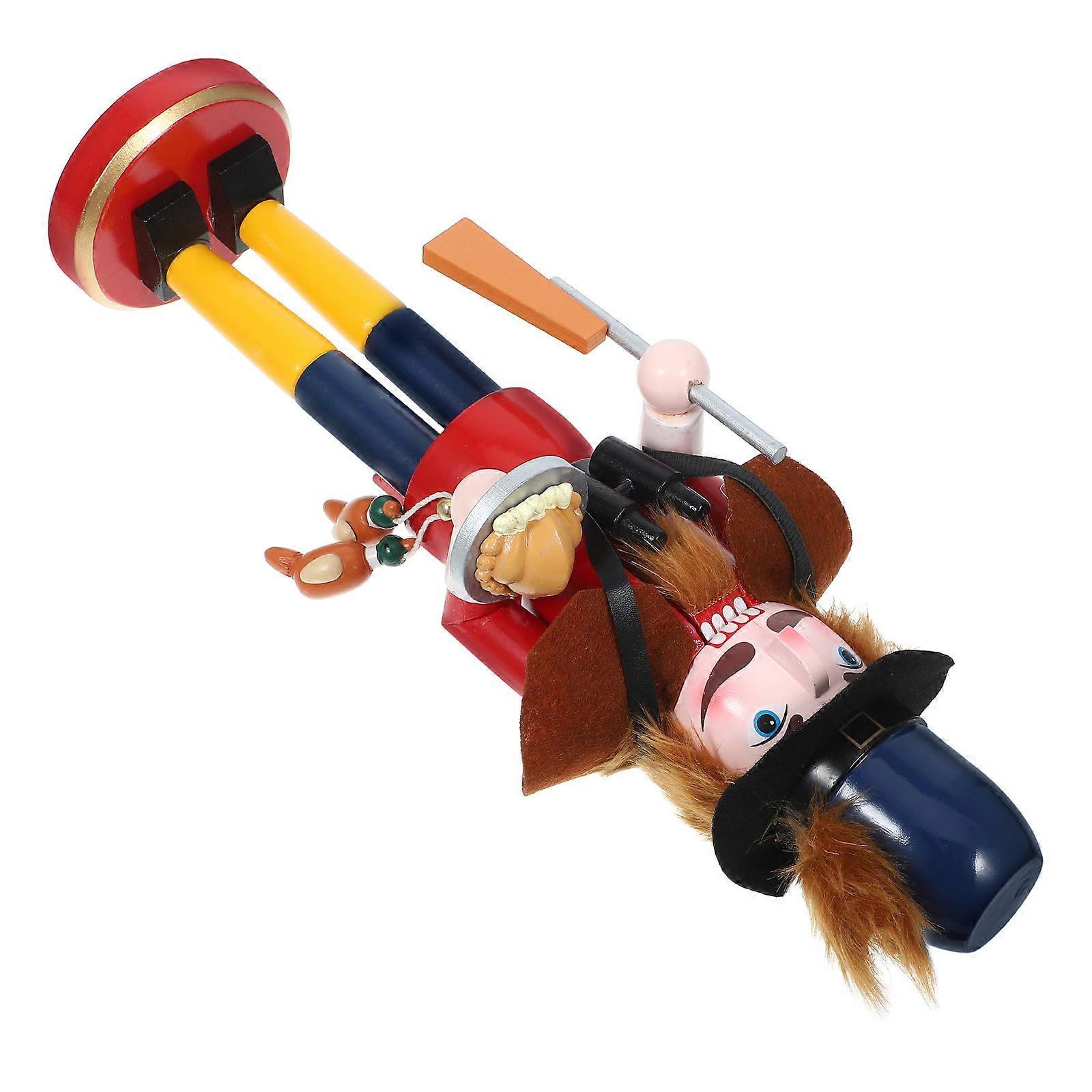 Christmas Hunter Nutcracker Wooden Nutcracker Decoration