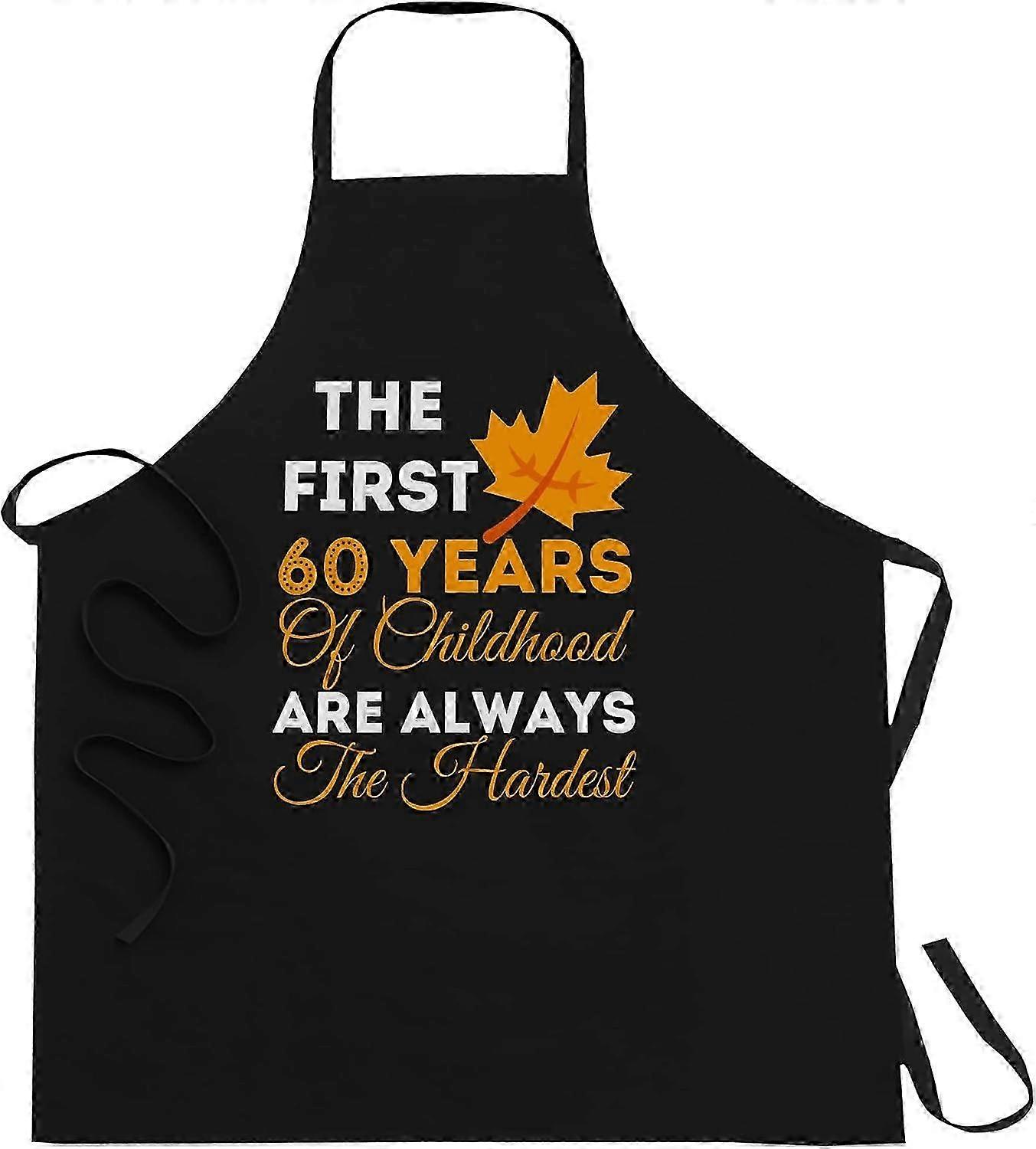 Durable Black Adjustable Cooking Apron